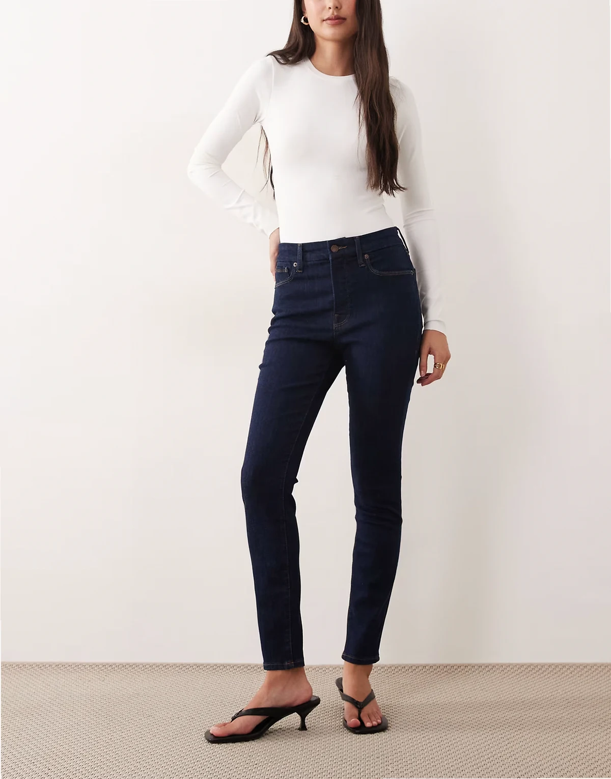 – Good Legs – Skinny-Jeans in dunkelblauer Waschung