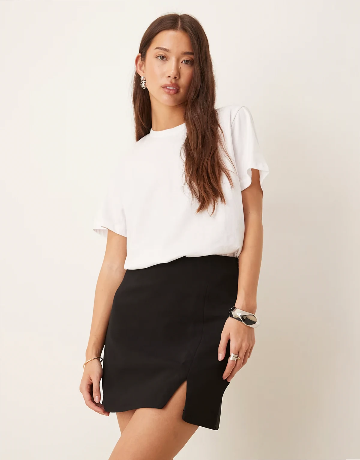 Oscar tailored pelmet mini skirt in black - part of a set