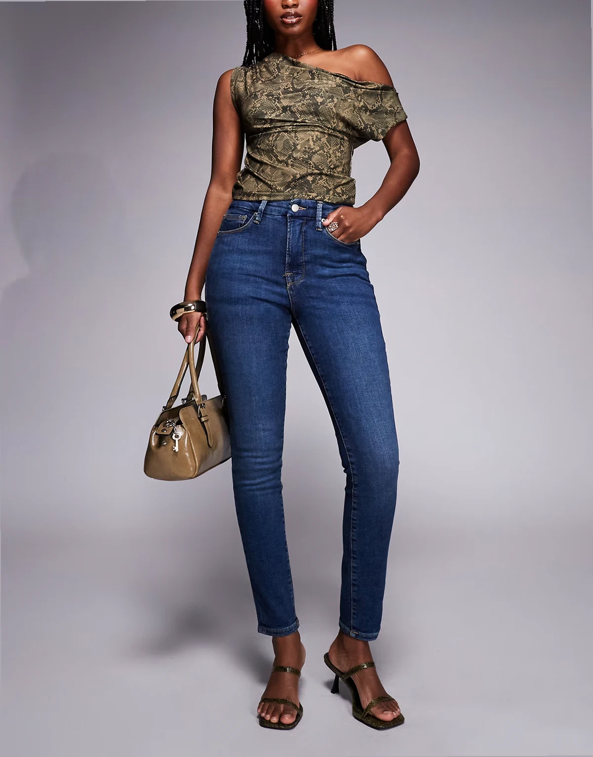 good legs skinny jeans in dark blue