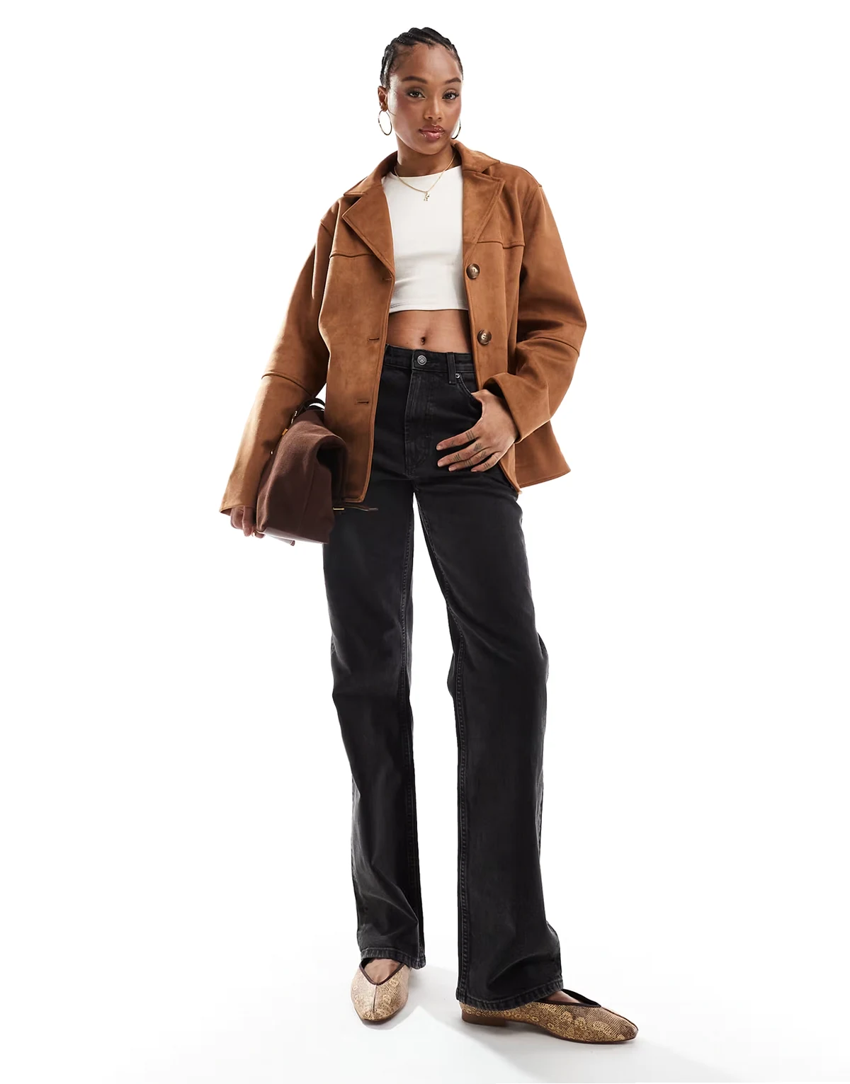 ASOS DESIGN Tall comfort stretch straight leg jeans in washed black