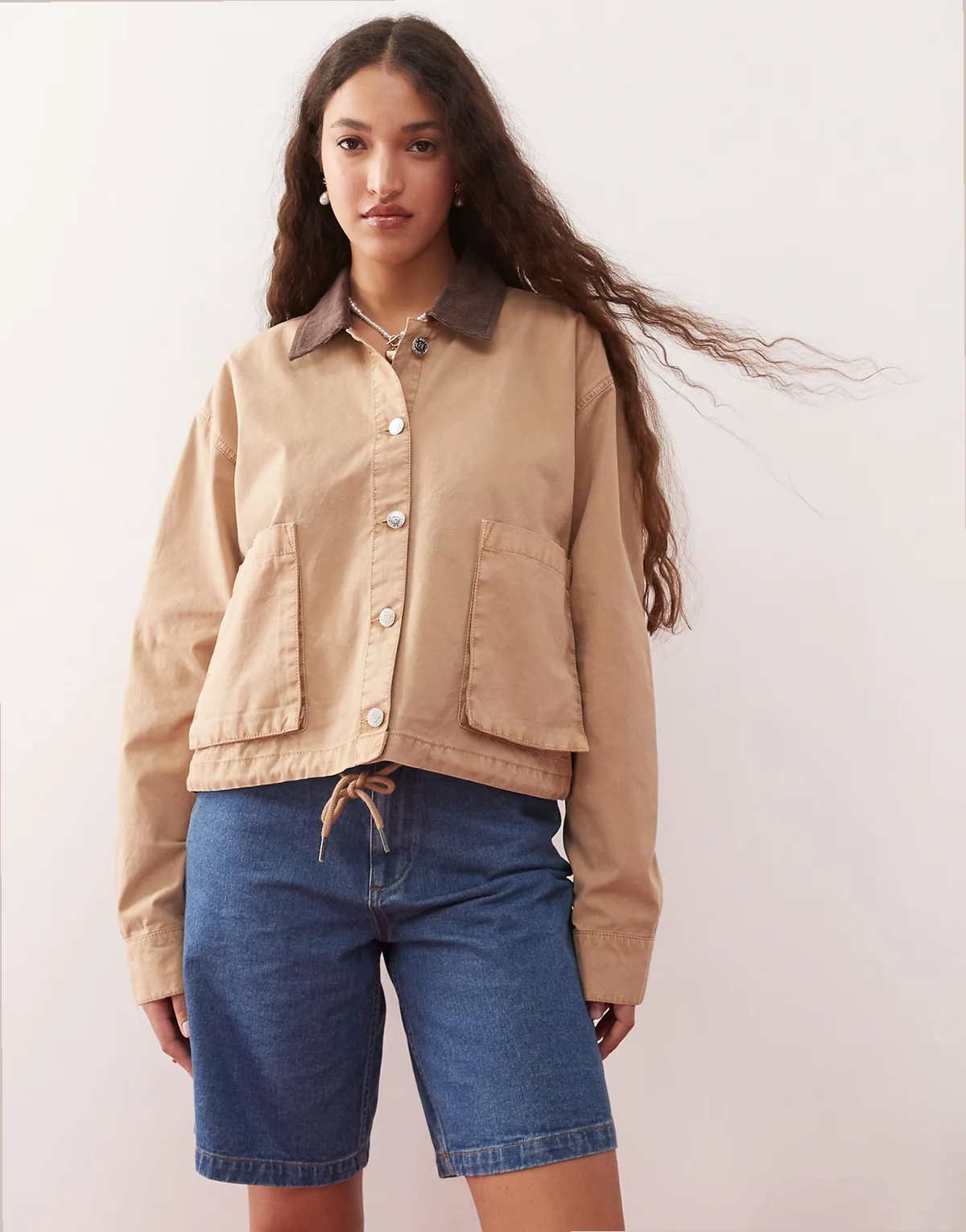 – Barn Jacket in Hellbraun