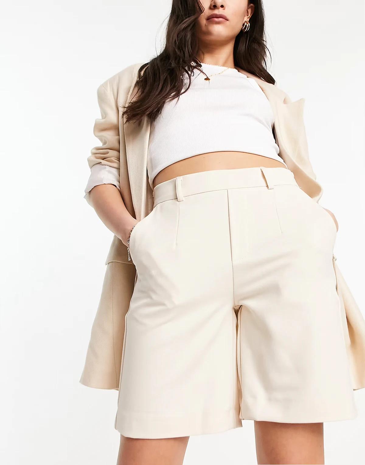 wide shorts in sandshell - part of a set