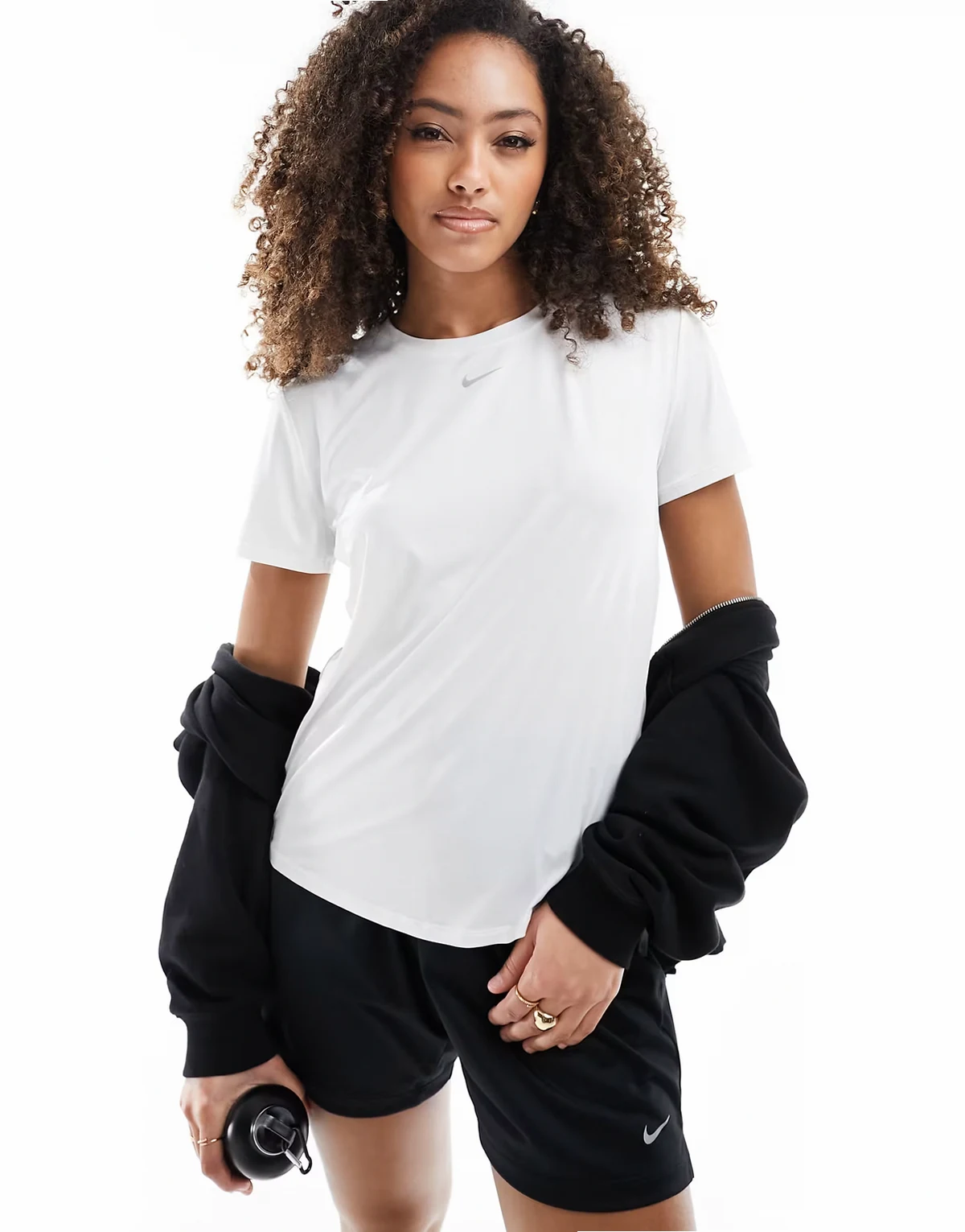 Nike One Training Dri-Fit classic t-shirt in white