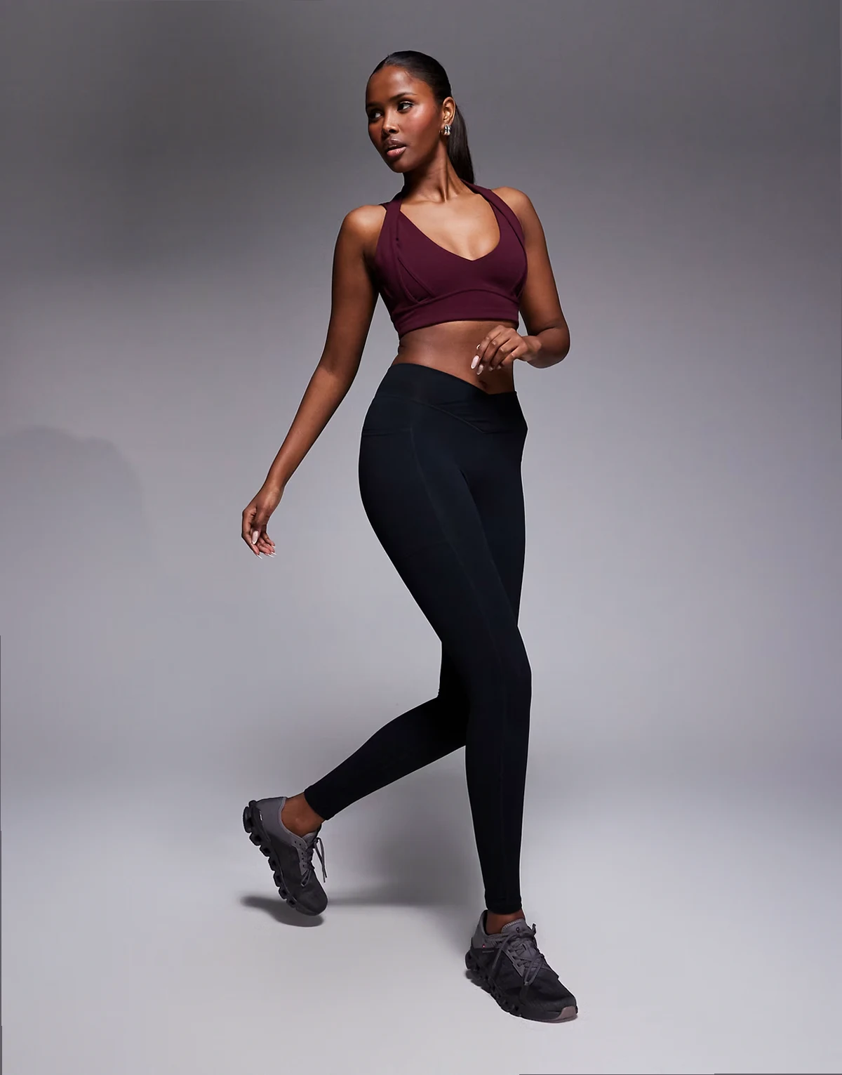leggings with pockets in black - part of a set
