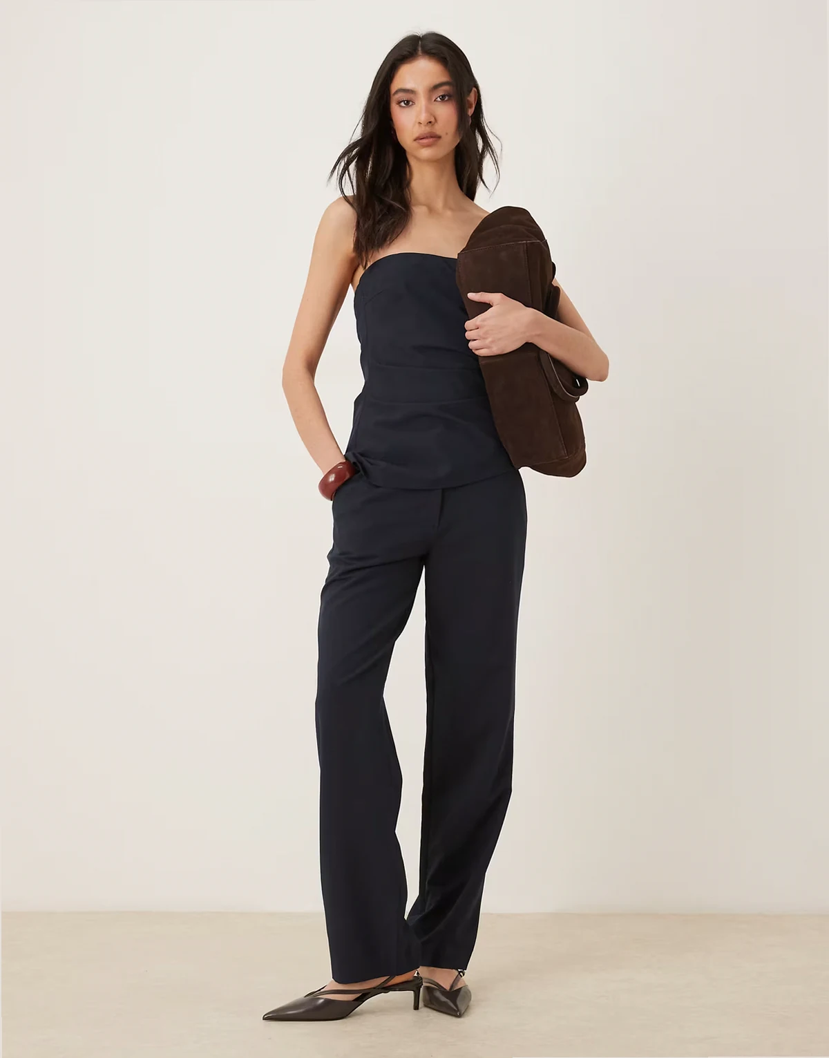 Hillhurst tailored pants in navy - part of a set