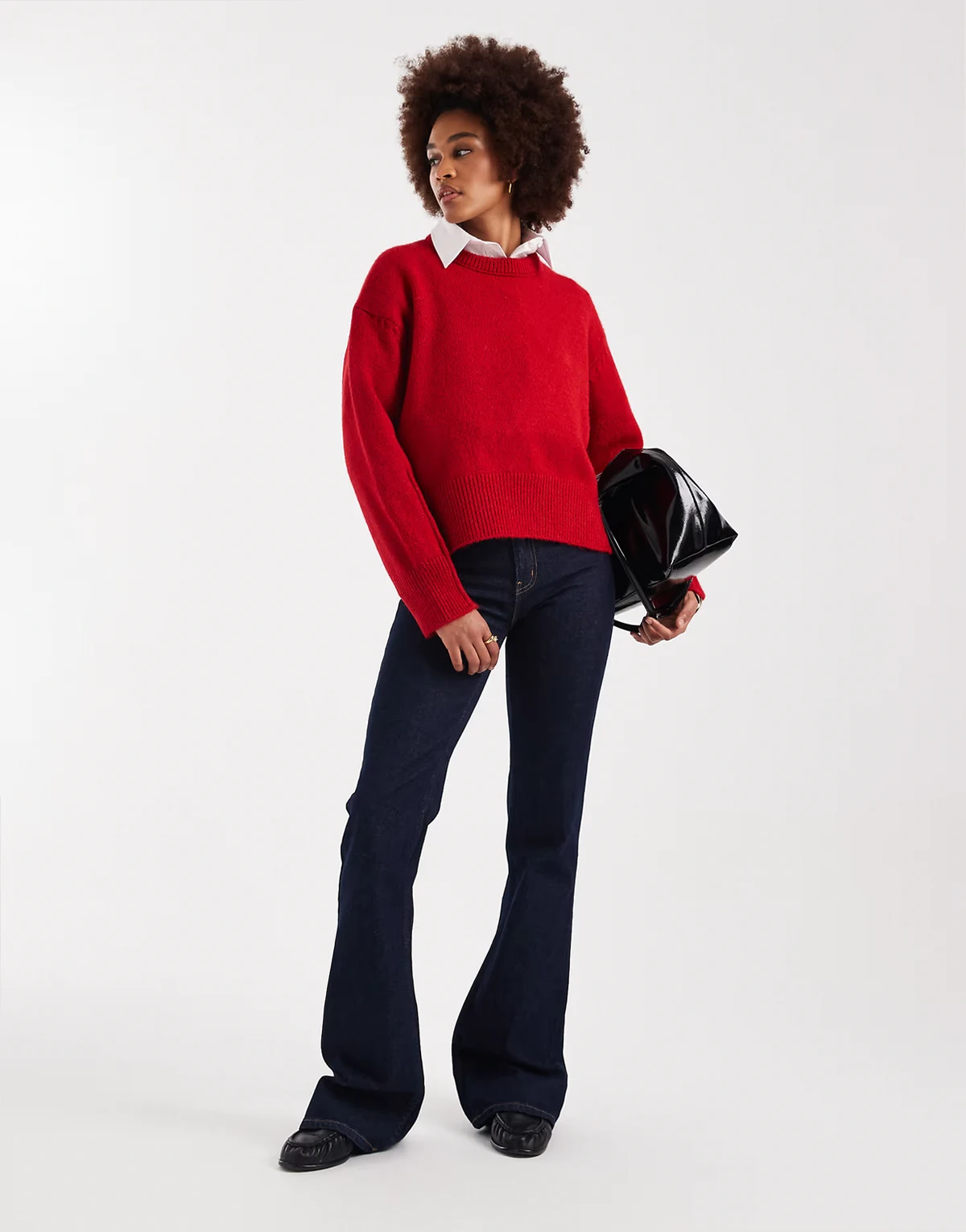 – Juicy – Ausgestellte Jeans in dunkelblauer Rinse-Waschung