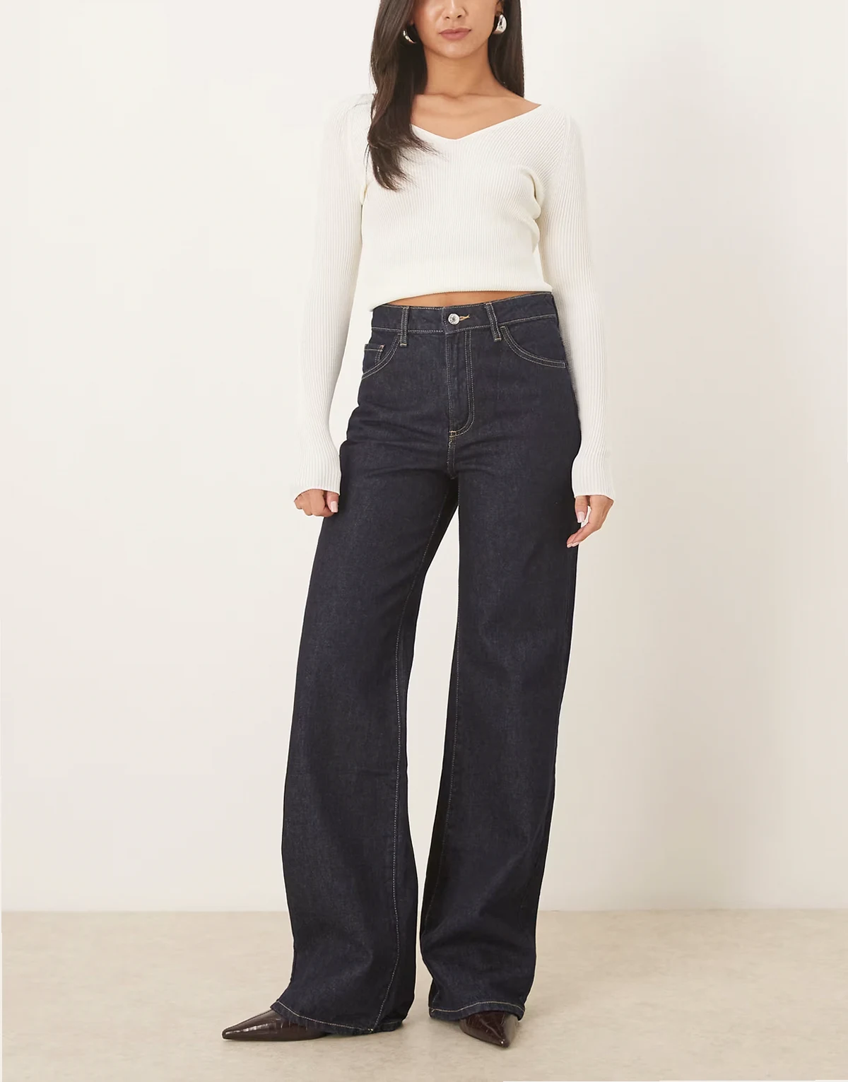 – Danila – Straight-Leg-Jeans aus 100% Baumwolle in Indigoblau