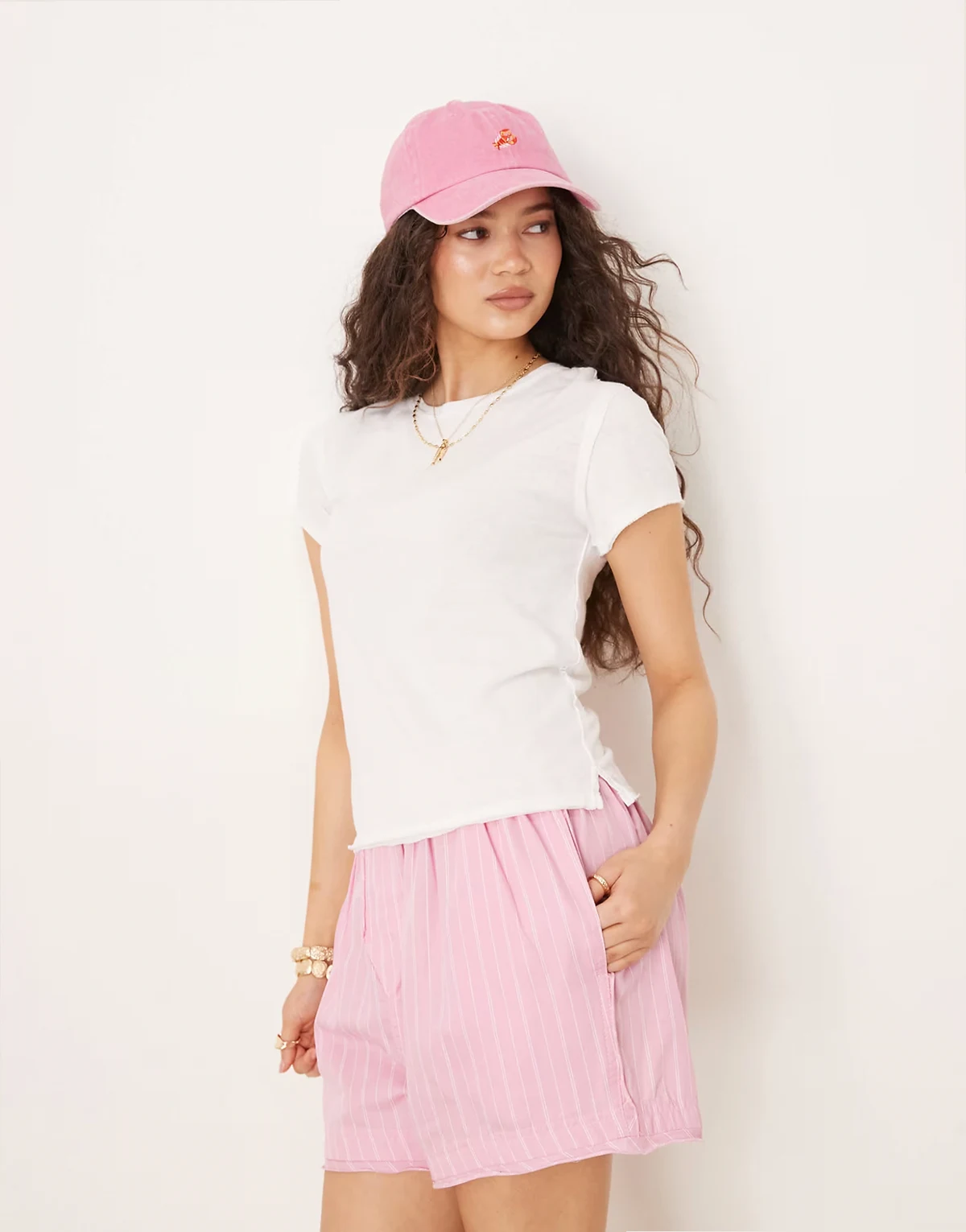round neck baby t-shirt in ivory