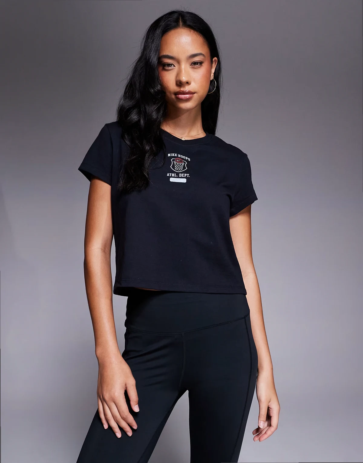Vintage graphic baby T-shirt in black