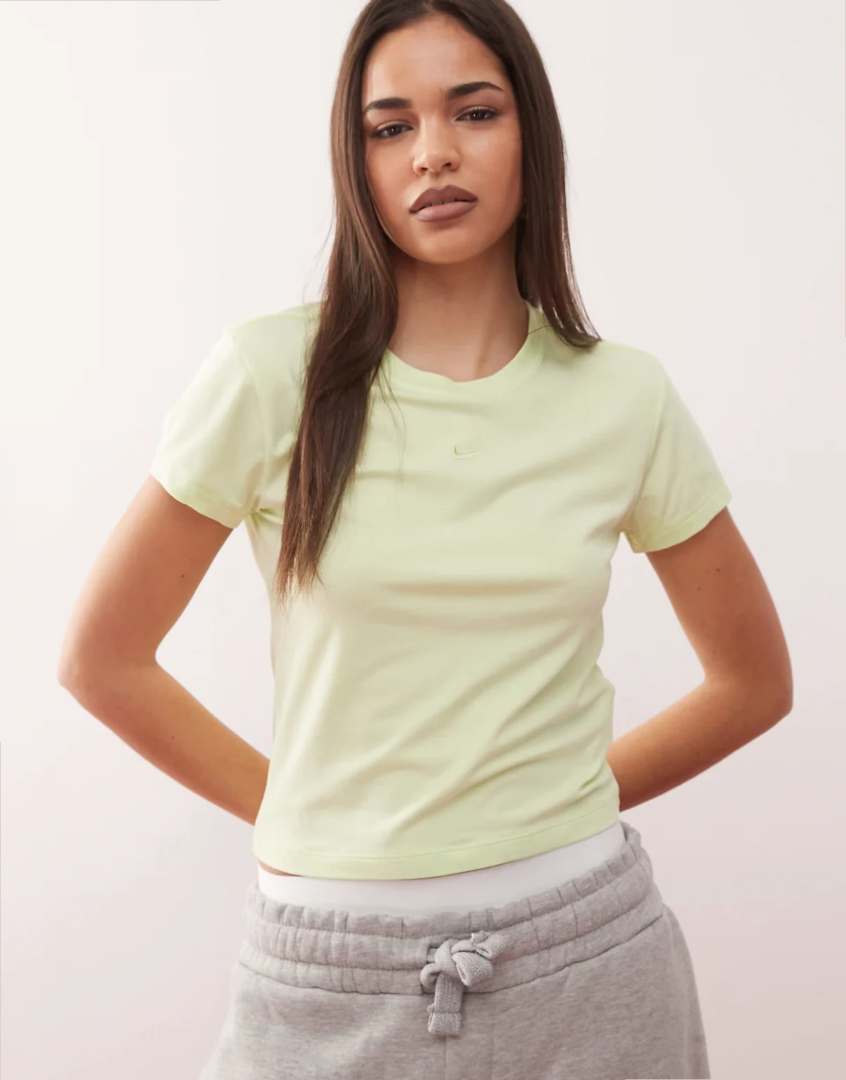Chill baby tee in lime green