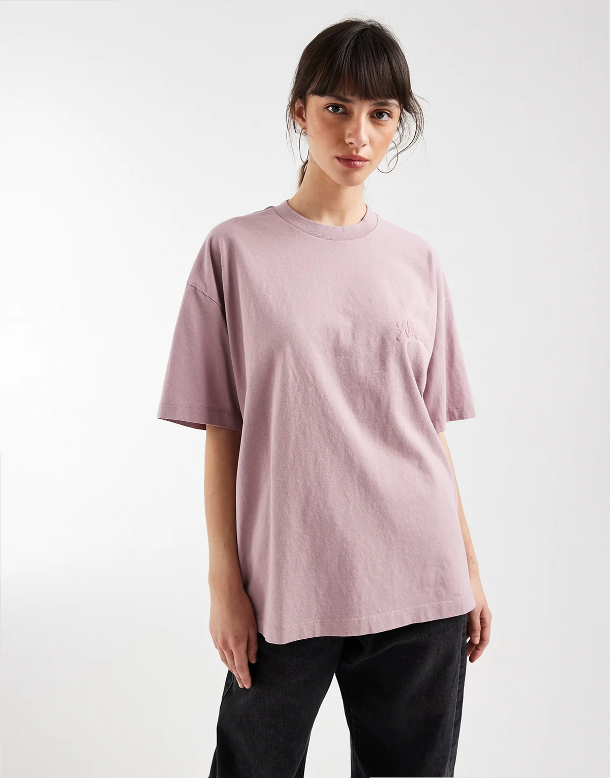 odyssey back print t-shirt in dusty lilac