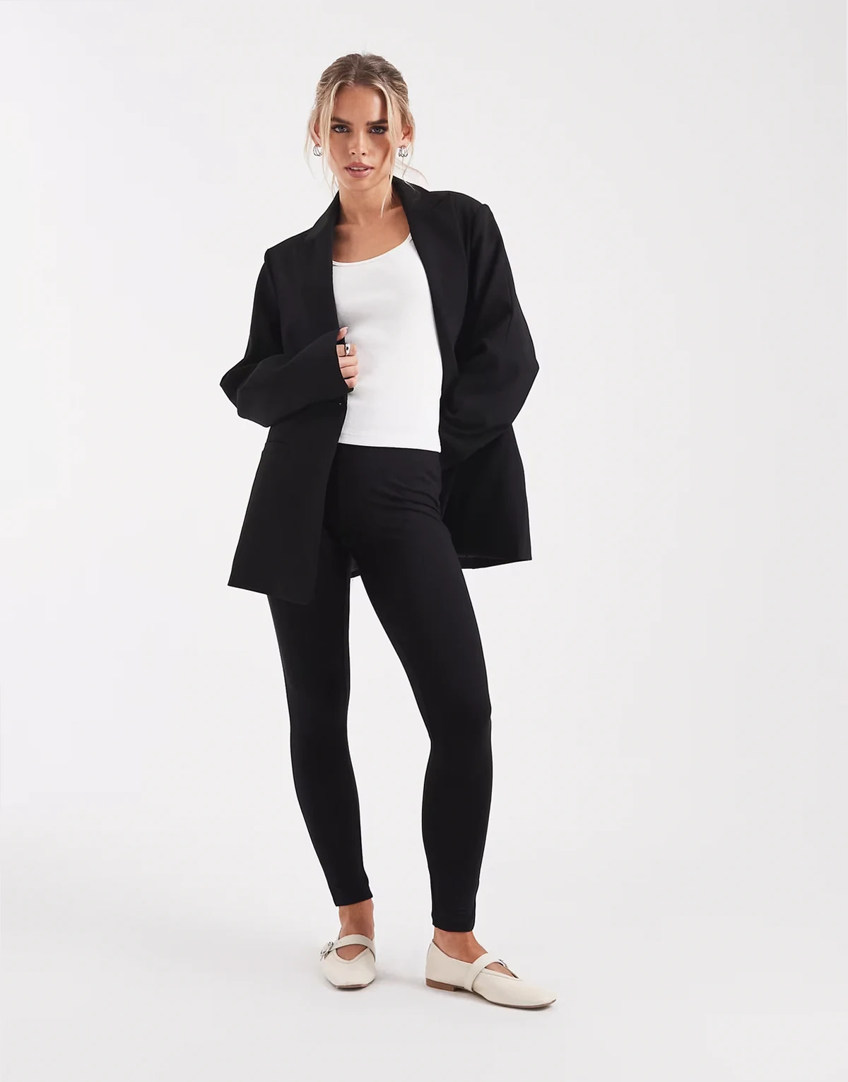 ASOS DESIGN Petite – Leggings in Schwarz