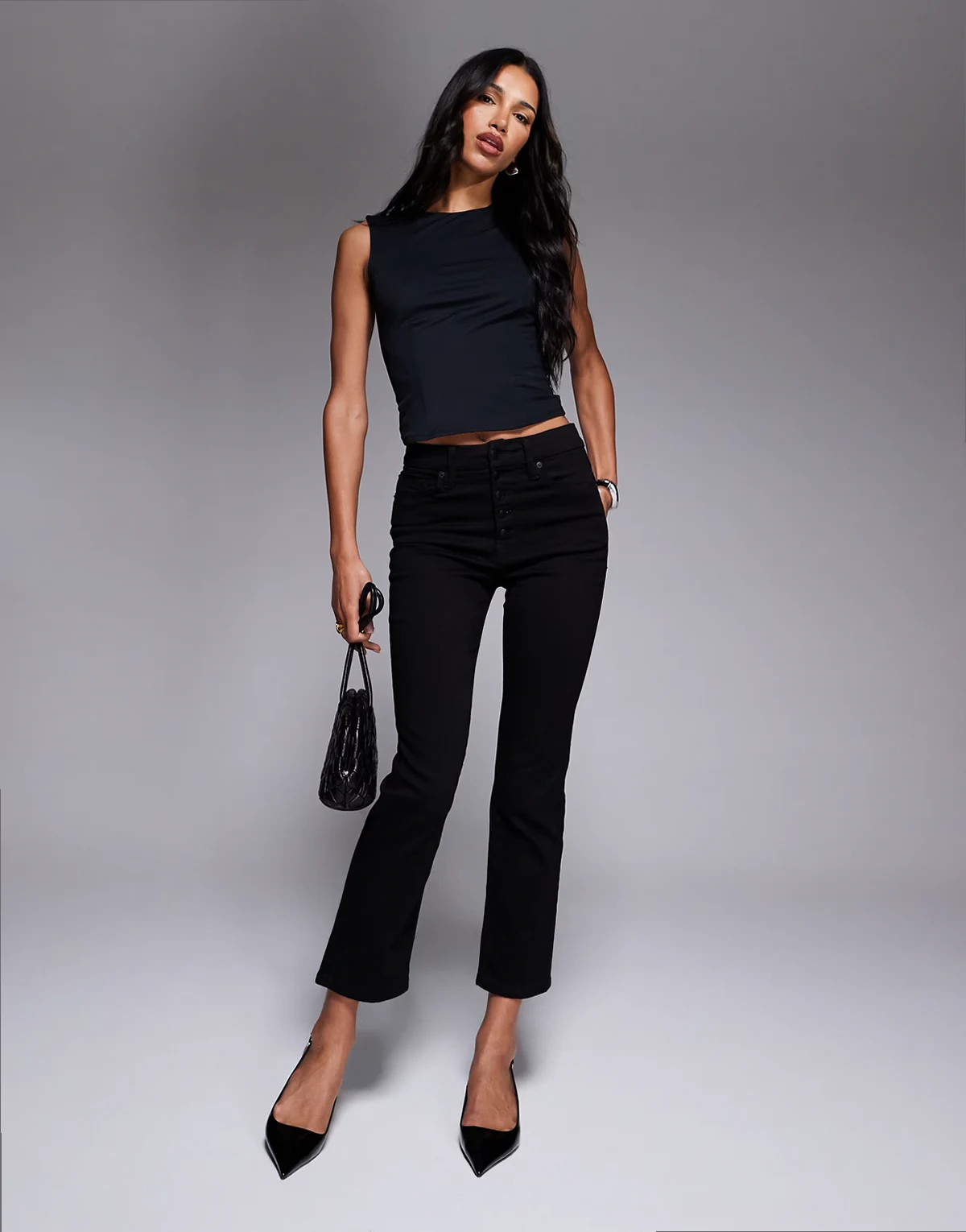 – Good Legs – Gerade Jeans in Schwarz
