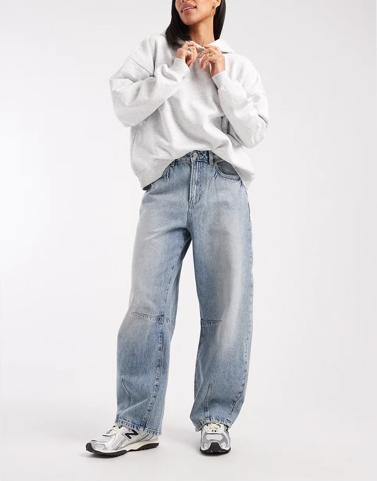 Curvy – Barrel-Jeans in Movin Blue