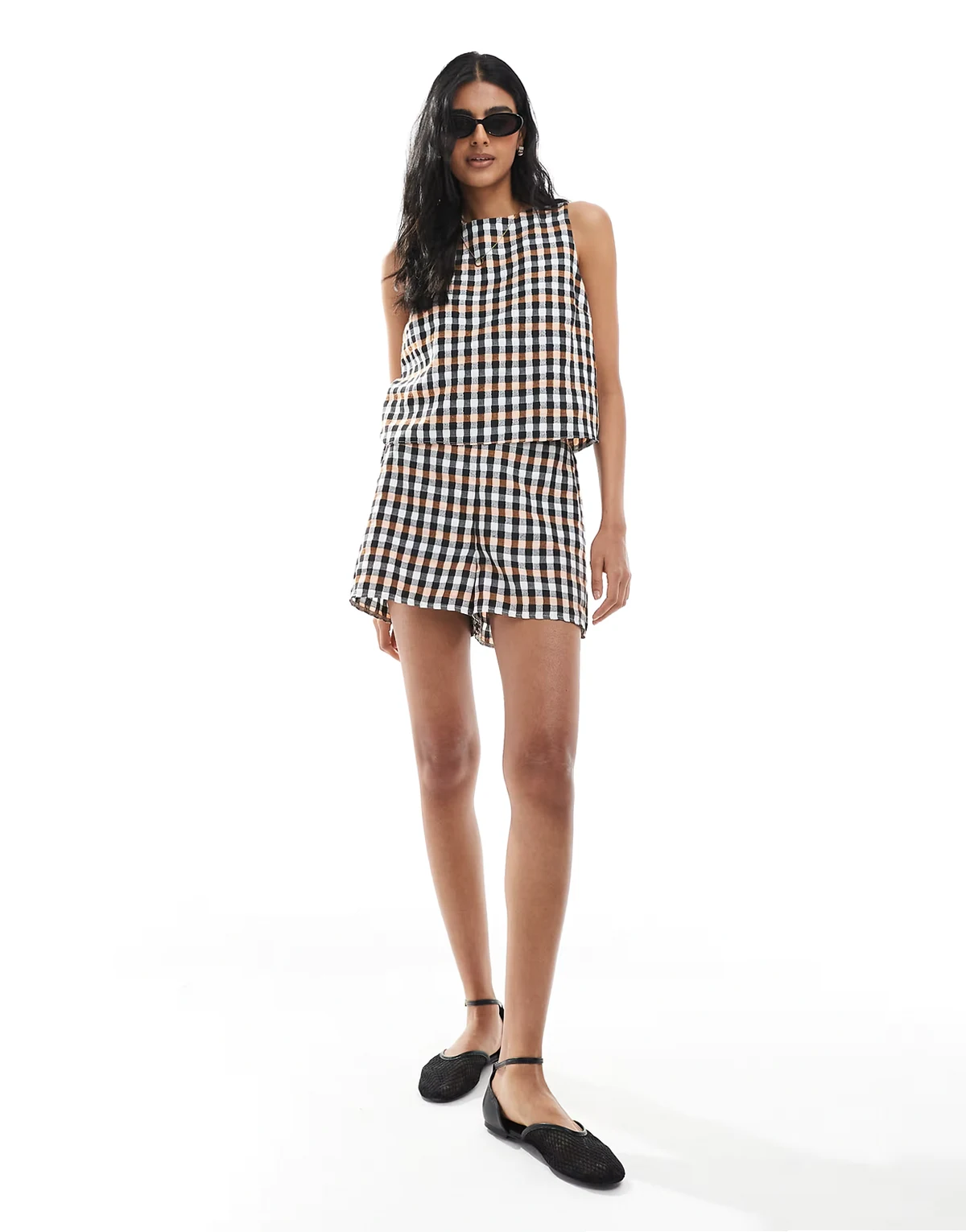 boxer shorts in gingham - part of a set