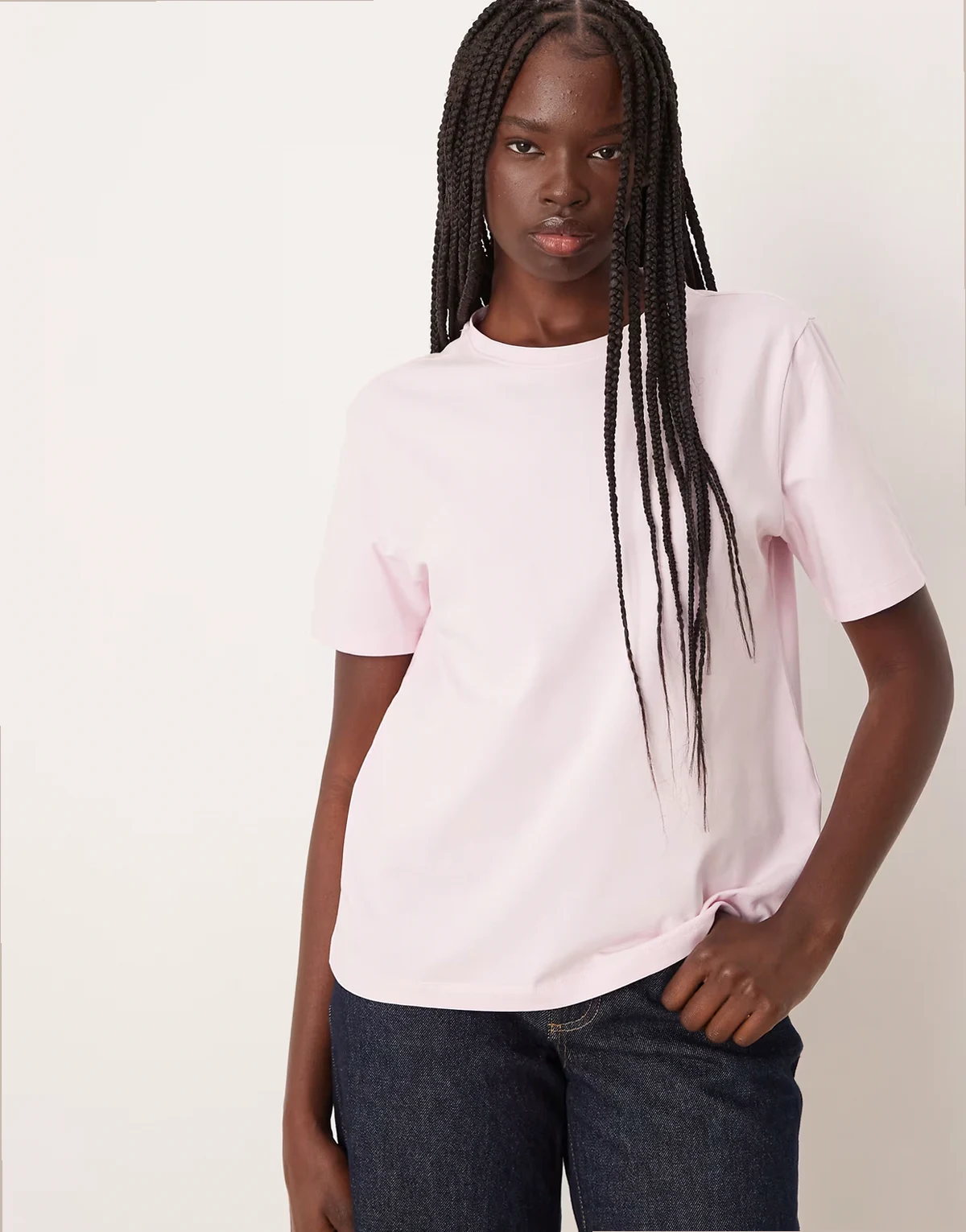 – Oversize-Boyfriend-T-Shirt in Kirschblütenrosa