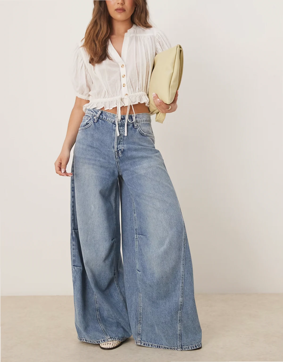 Westward relaxed jeans in washed blue