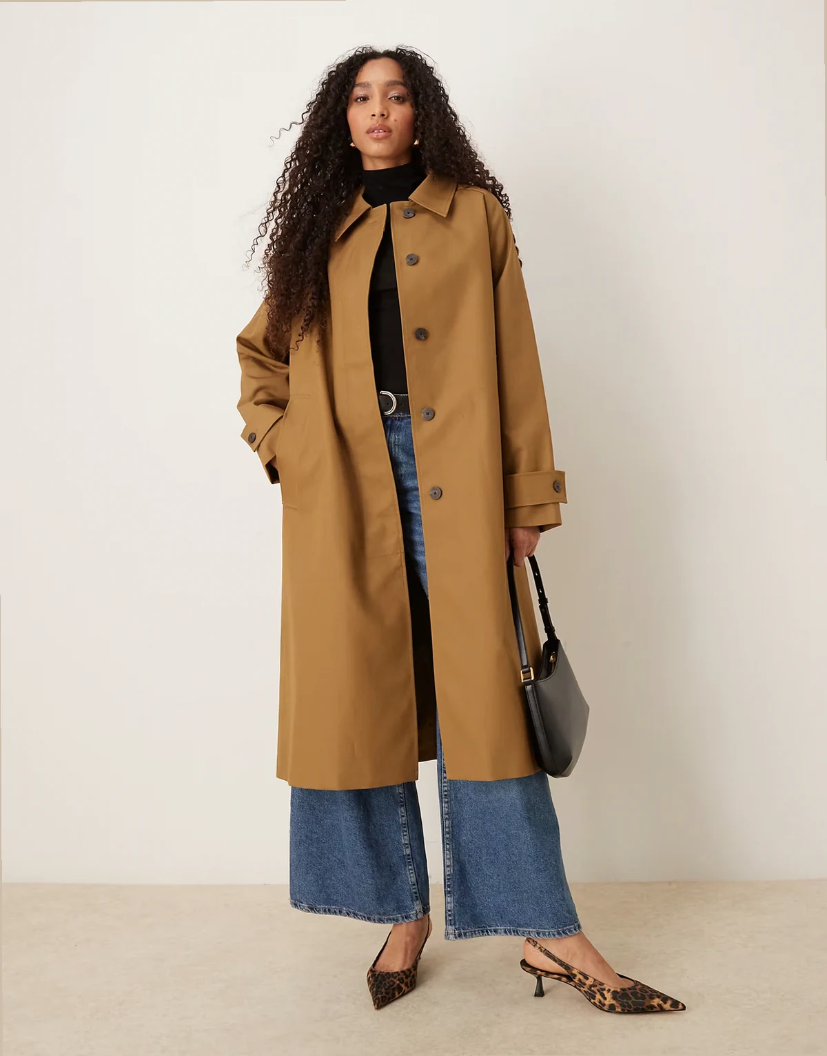 – Capsule – Trenchcoat aus Baumwolle in Hellbraun