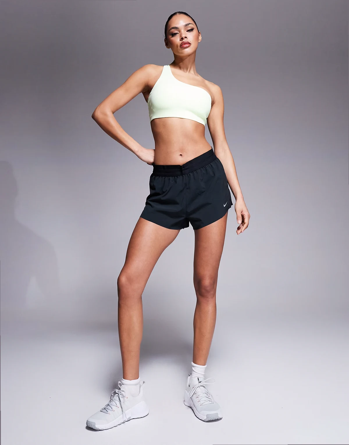 Swift 3 inch brief lined shorts in black