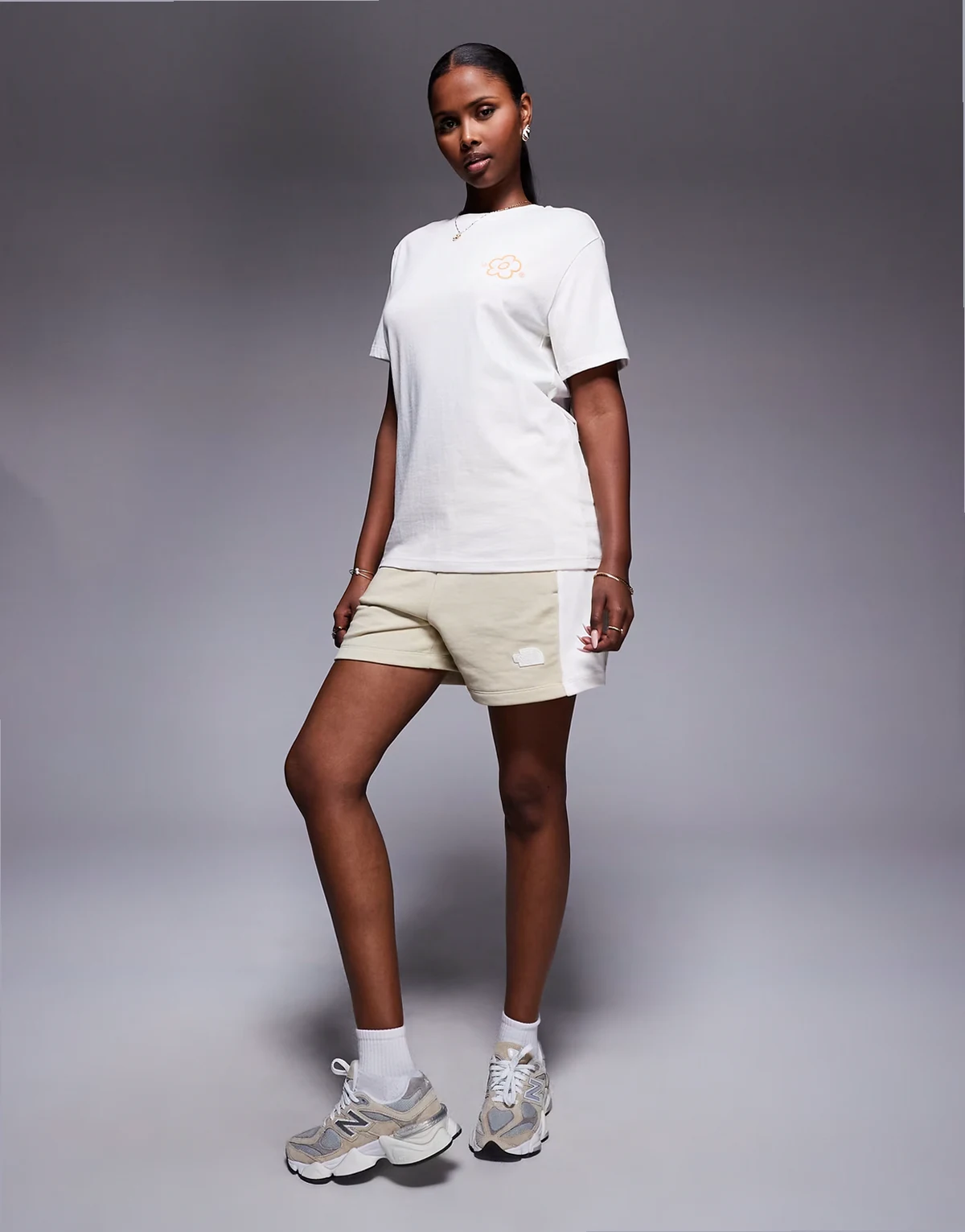 Terry Relaxed Shorts in brown