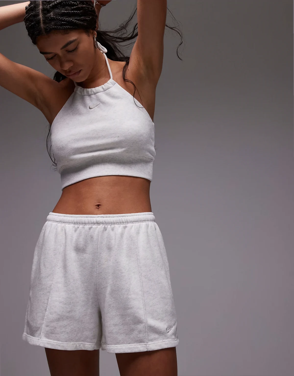 Chill French Terry shorts in light beige