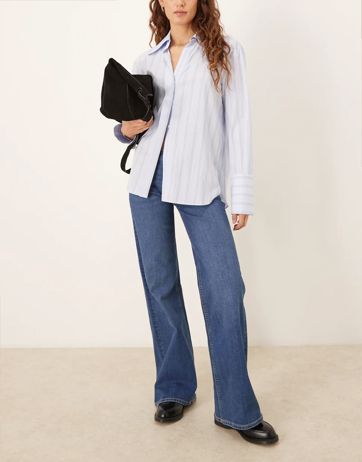 – Rome – Niebieskie jeansy dzwony