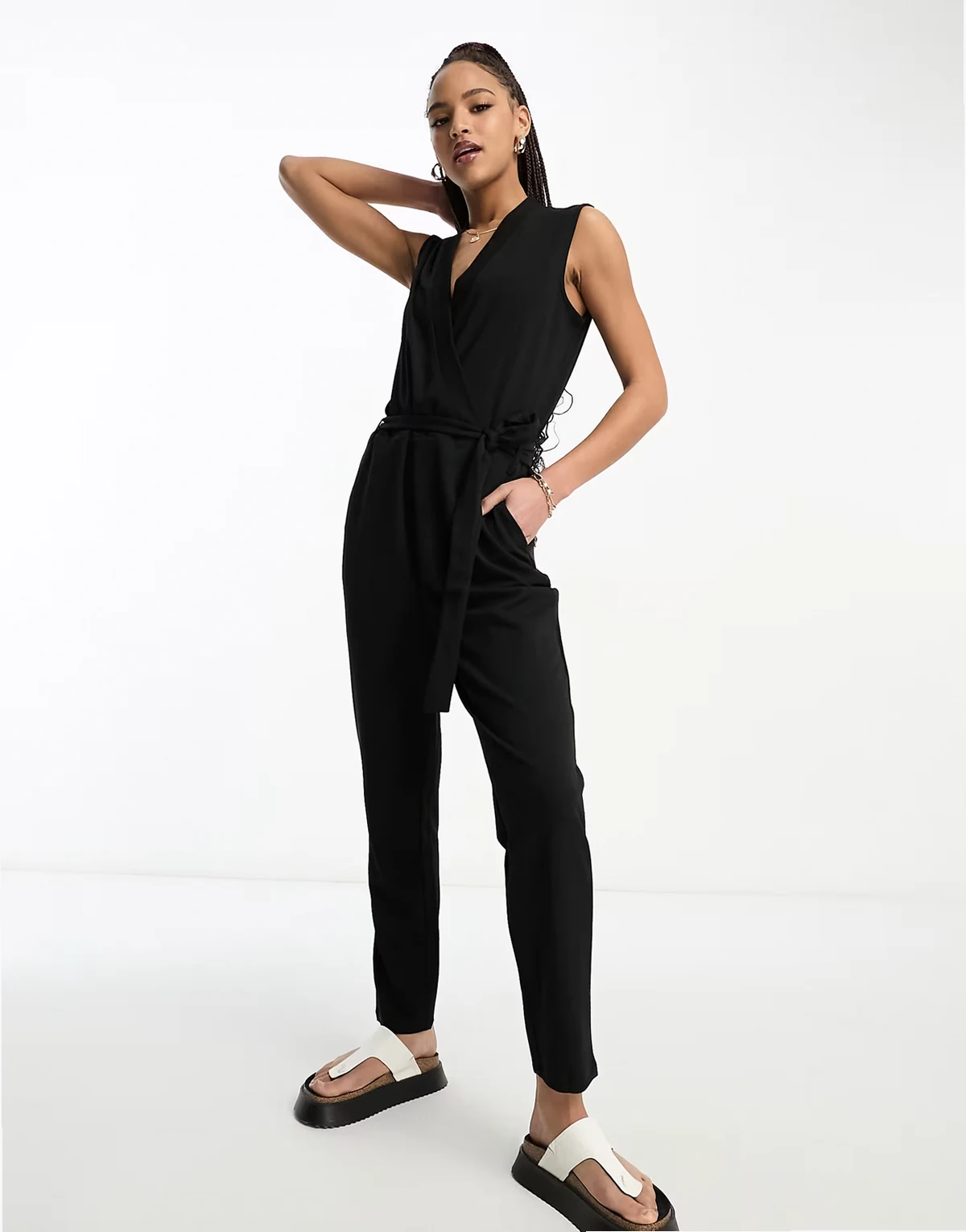 – Eleganter Jumpsuit in Schwarz