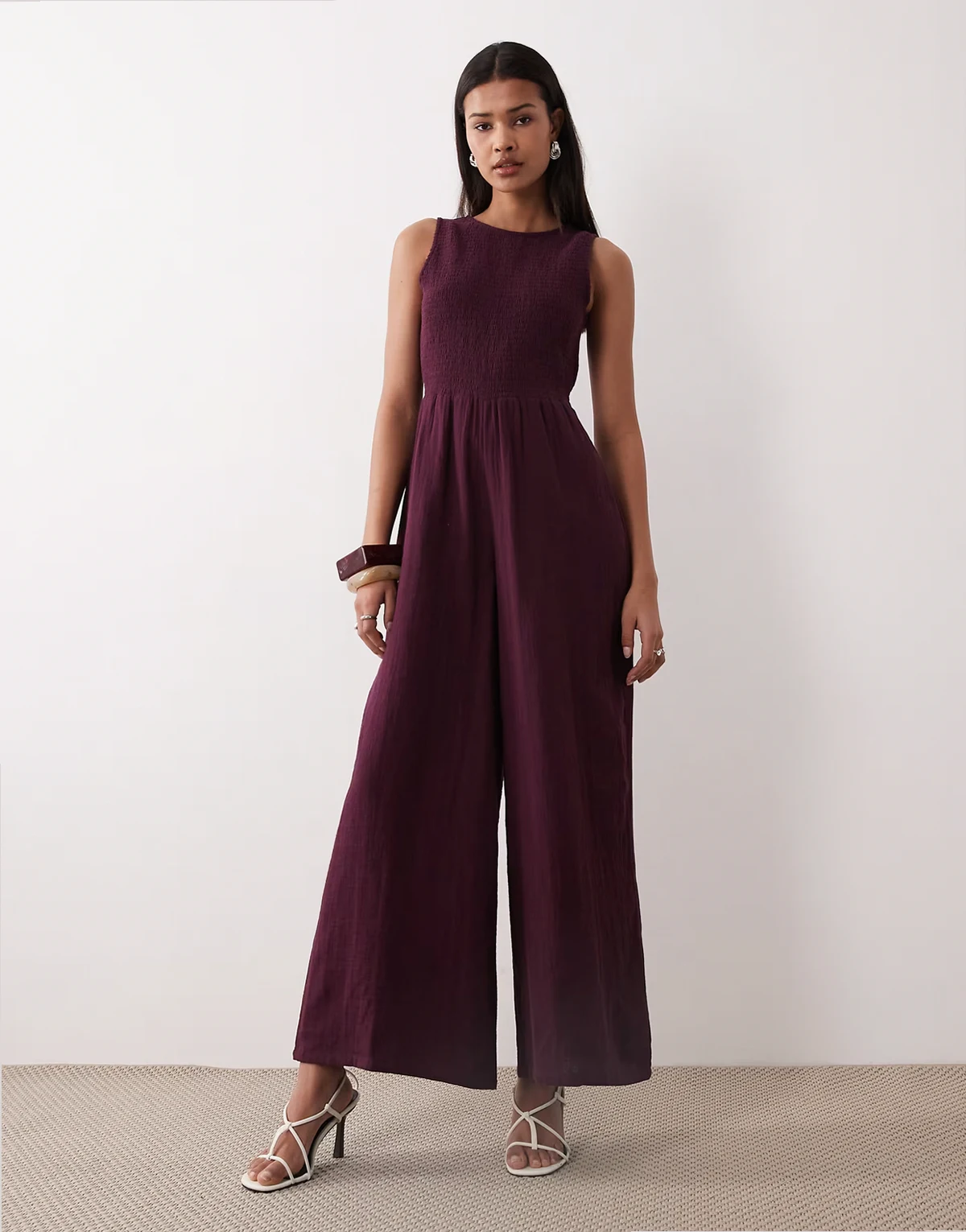 Ruth jumpsuit in deep purple