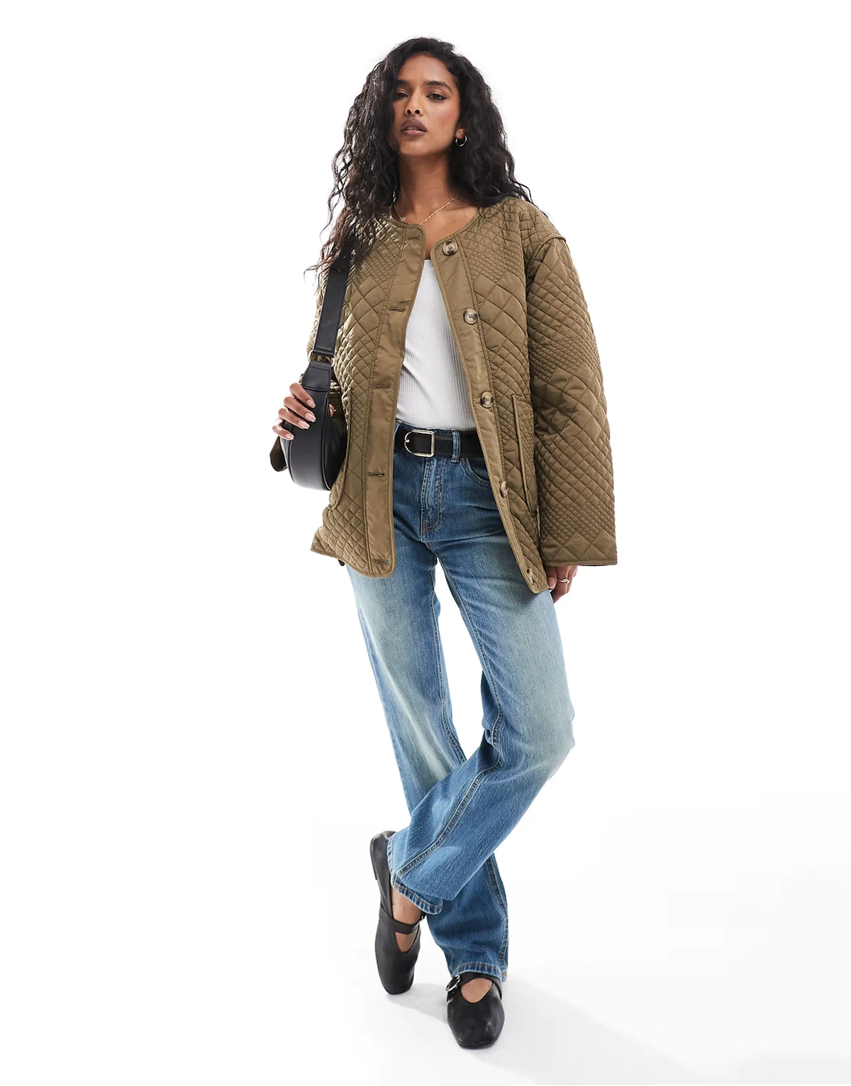 – Steppjacke in Khaki