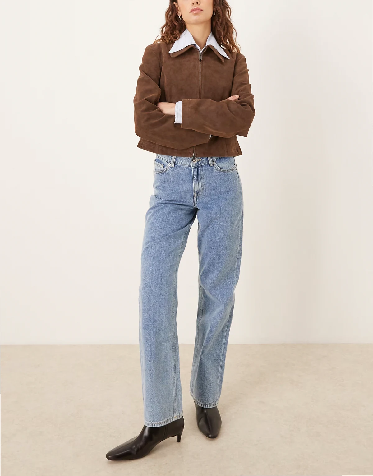 – Seville – Lockere Jeans in Hellblau