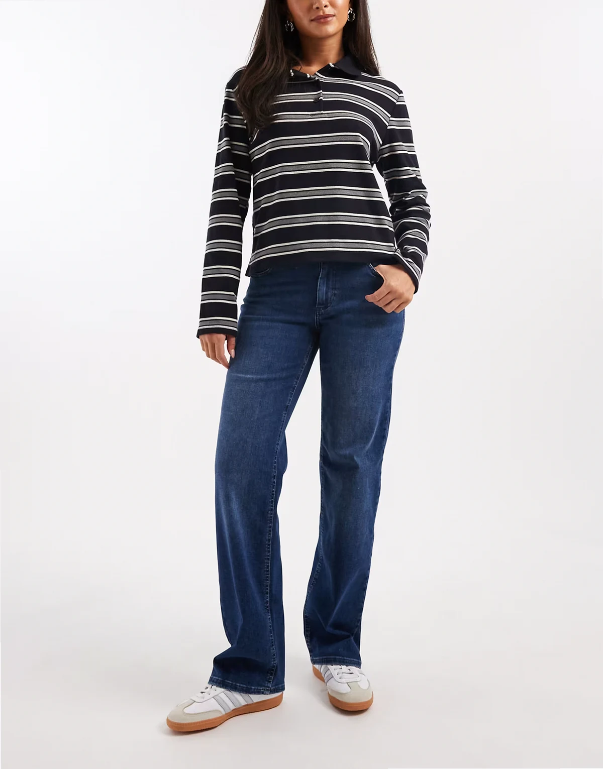 – Blush – Jeans in Dunkelblau mit geradem Schnitt