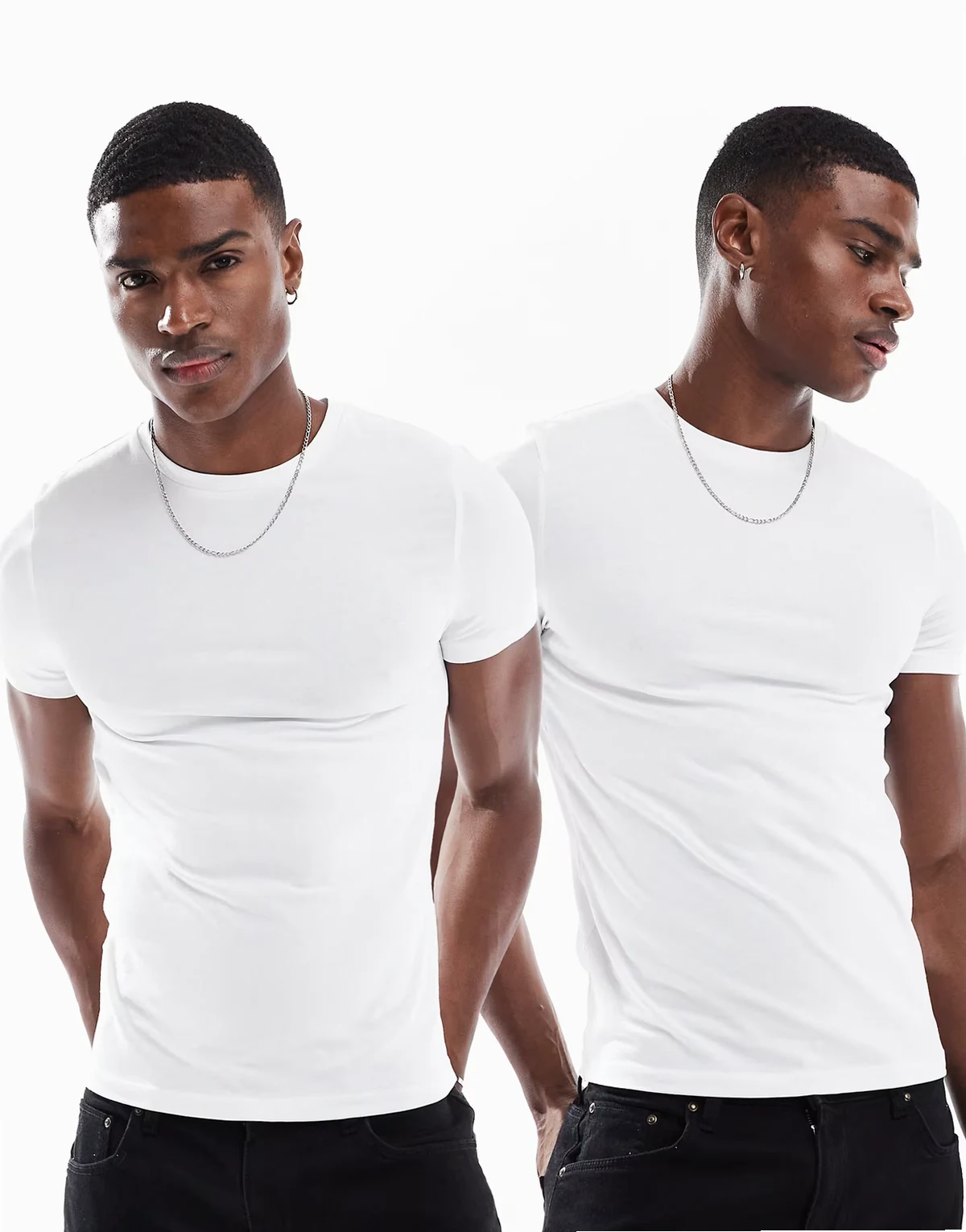 – 2er-Pack Basic-Muskelshirts in Weiß
