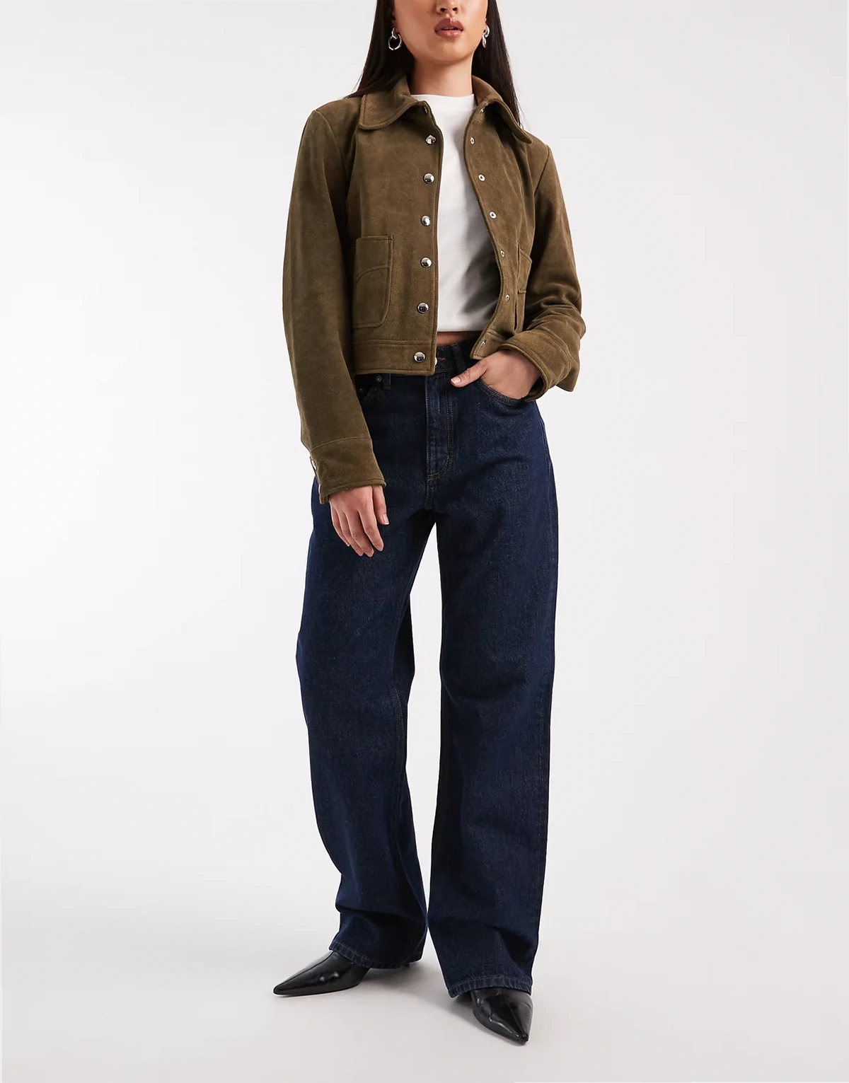 – Curvy 91 – Straight Jeans in Widder-Blau