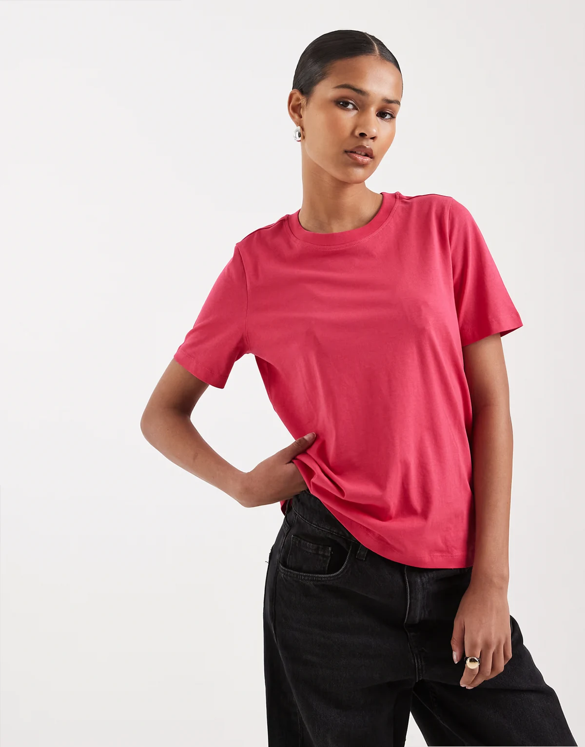 – T-Shirt in Jazzy Pink
