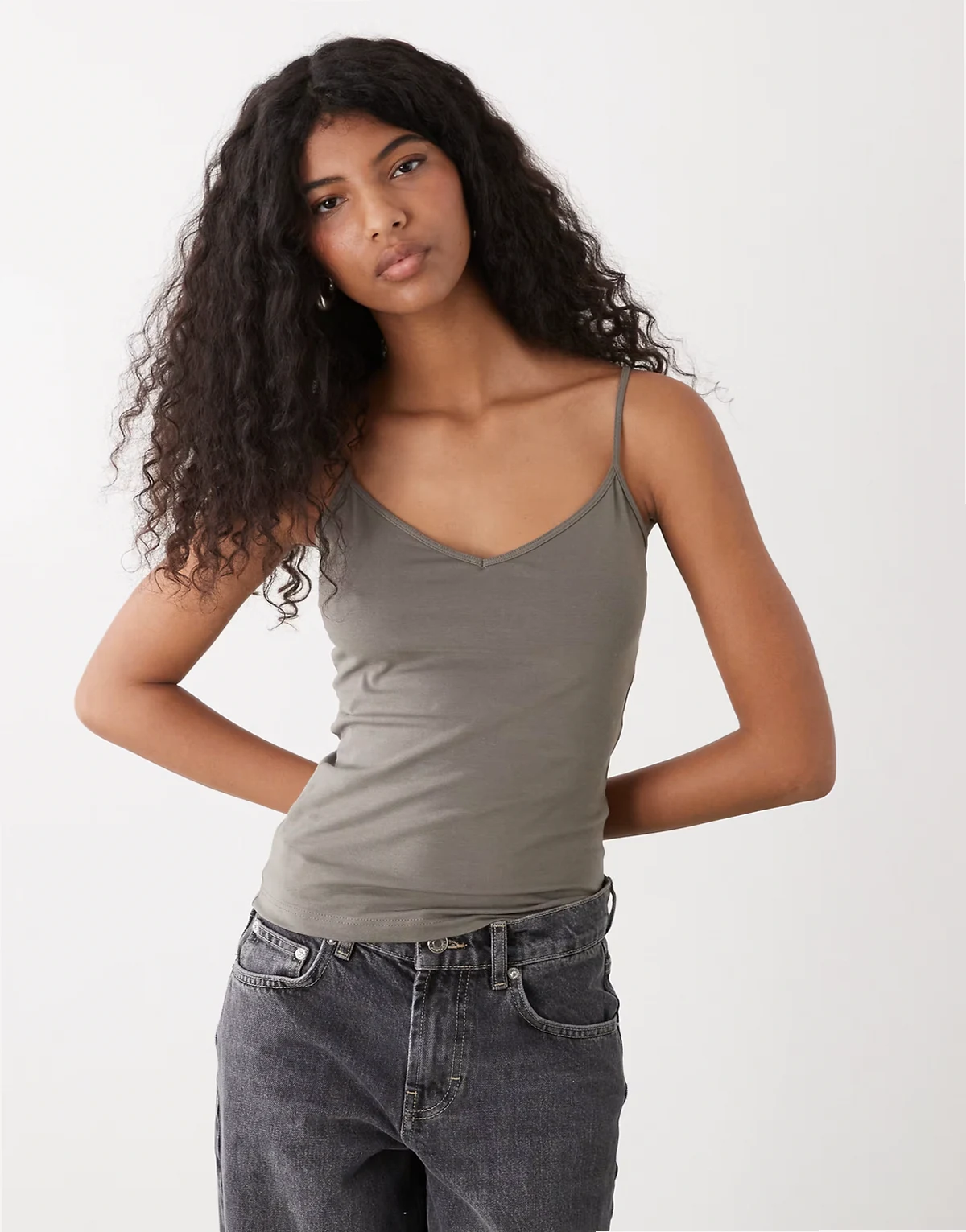 Demi tank top in gray