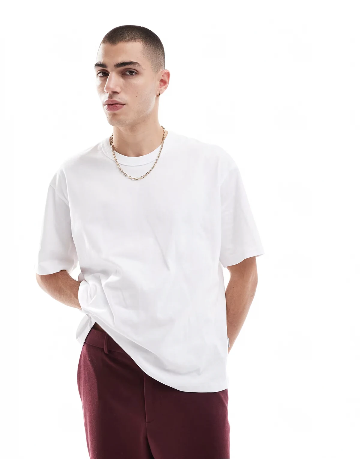 boxy T-shirt in white