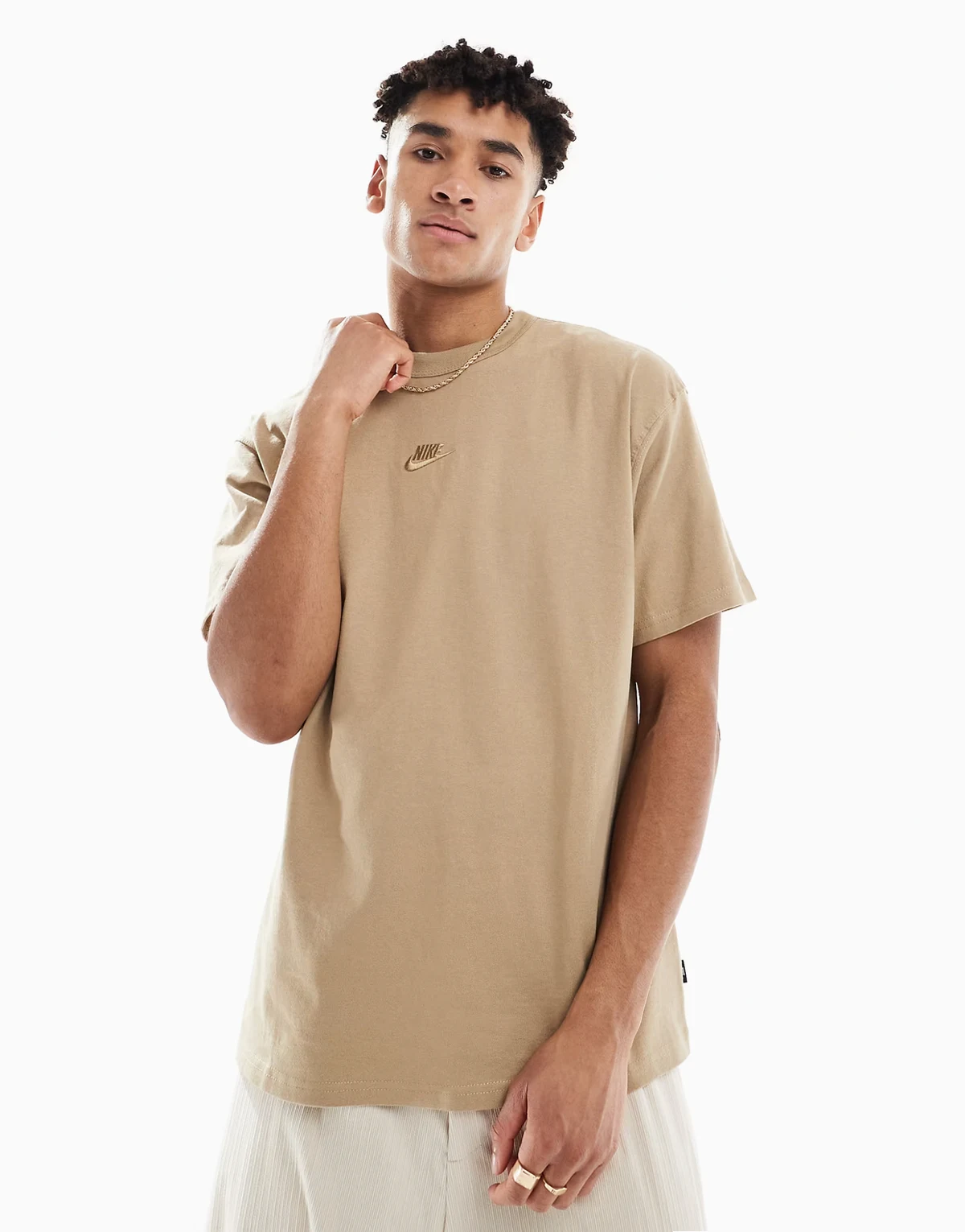 Premium Essential t-shirt in beige