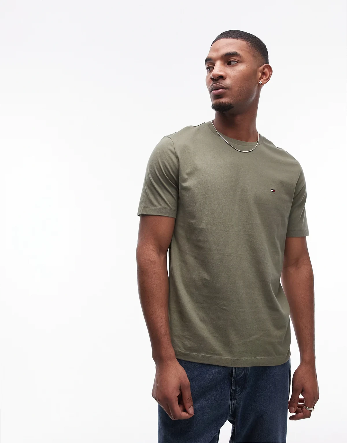 – Essential – T-shirt w kolorze khaki