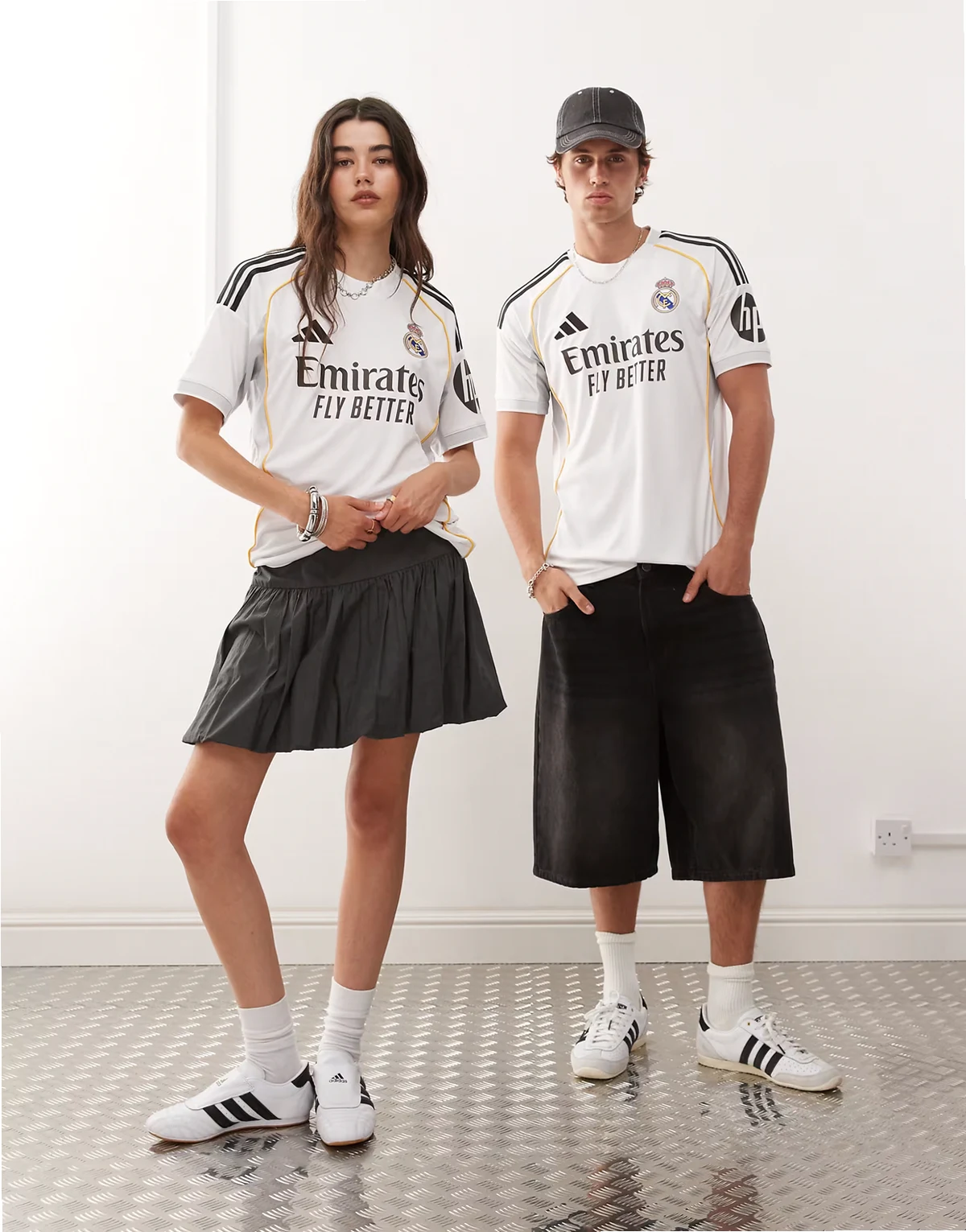 adidas Football Real Madrid jersey in white