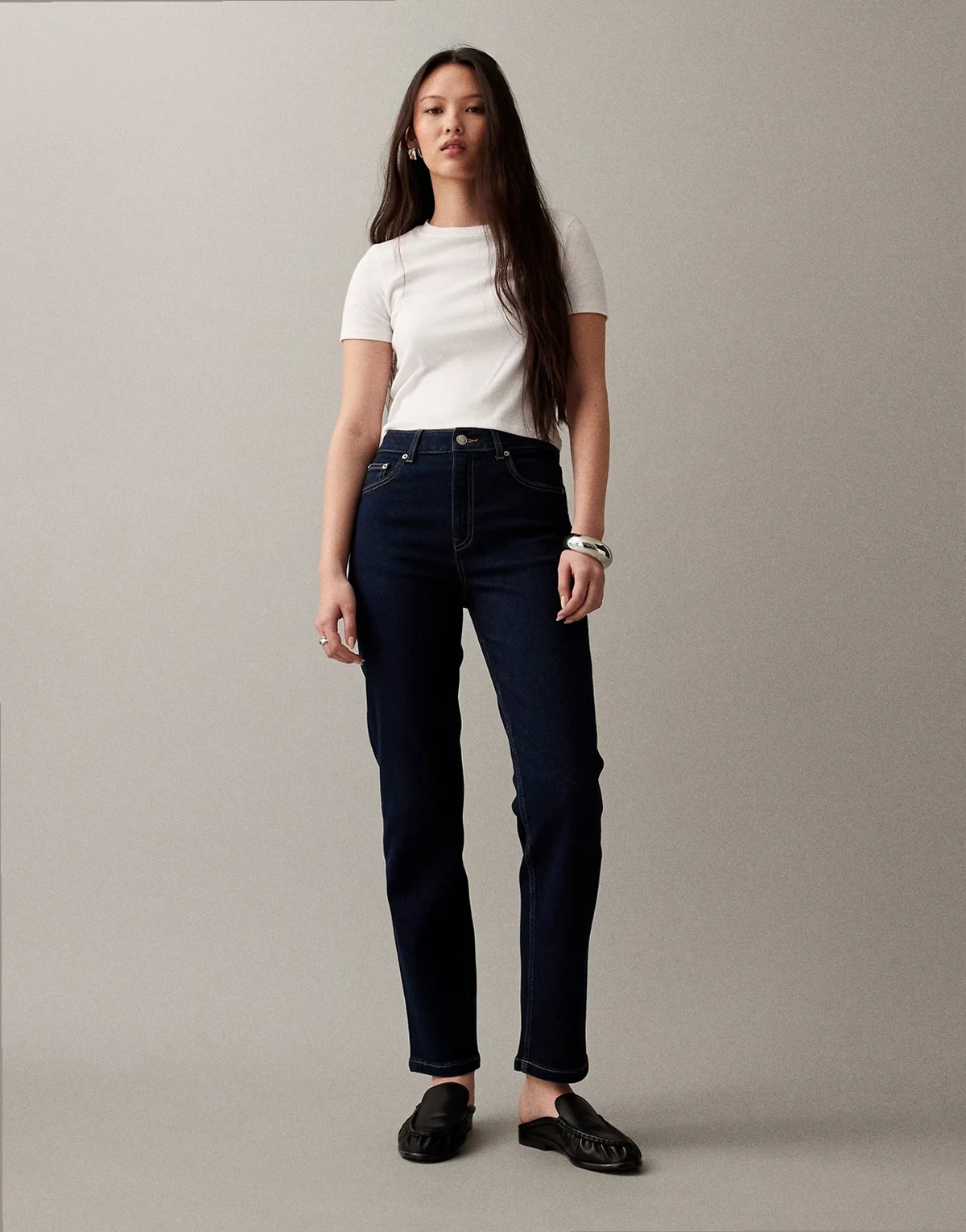 – Bequeme Slim-Fit-Jeans in Rinse-Waschung