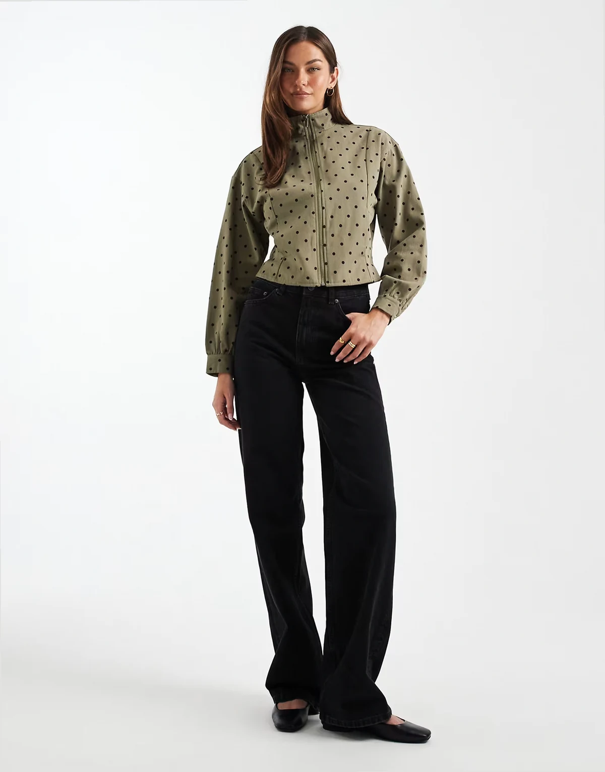 ASOS DESIGN Tall – Weite Dad-Jeans in Schwarz