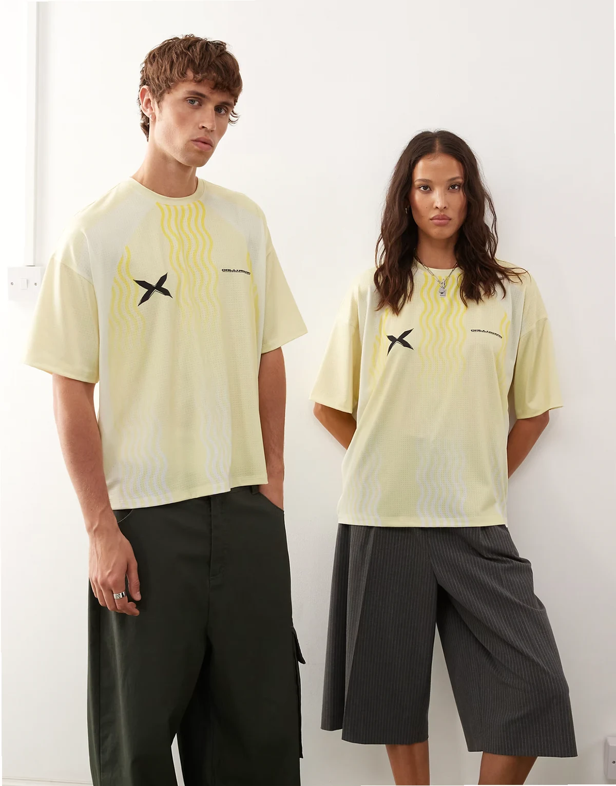 Unisex soccer top in buttermilk yellow