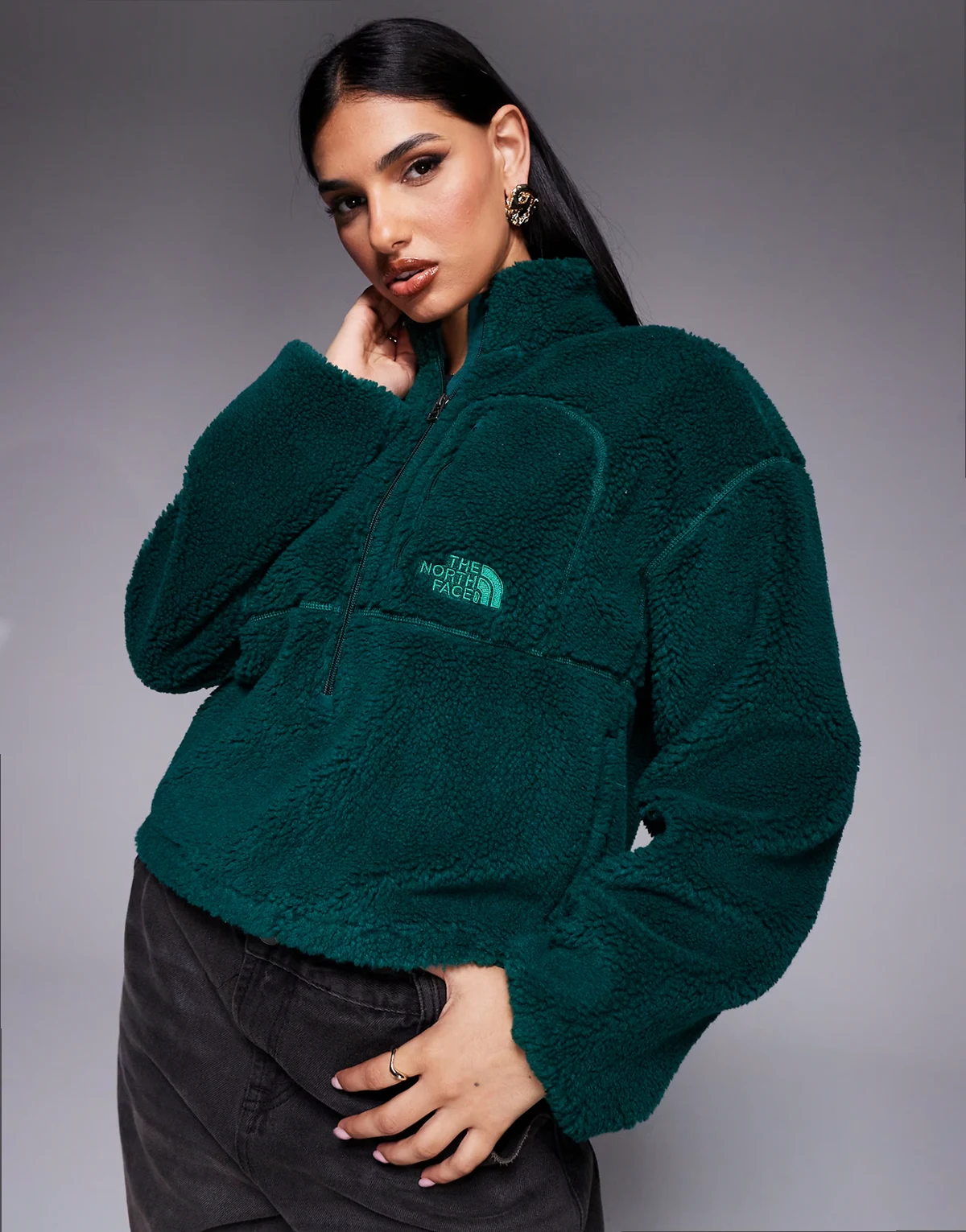 Extreme Pullover jacket in pine green