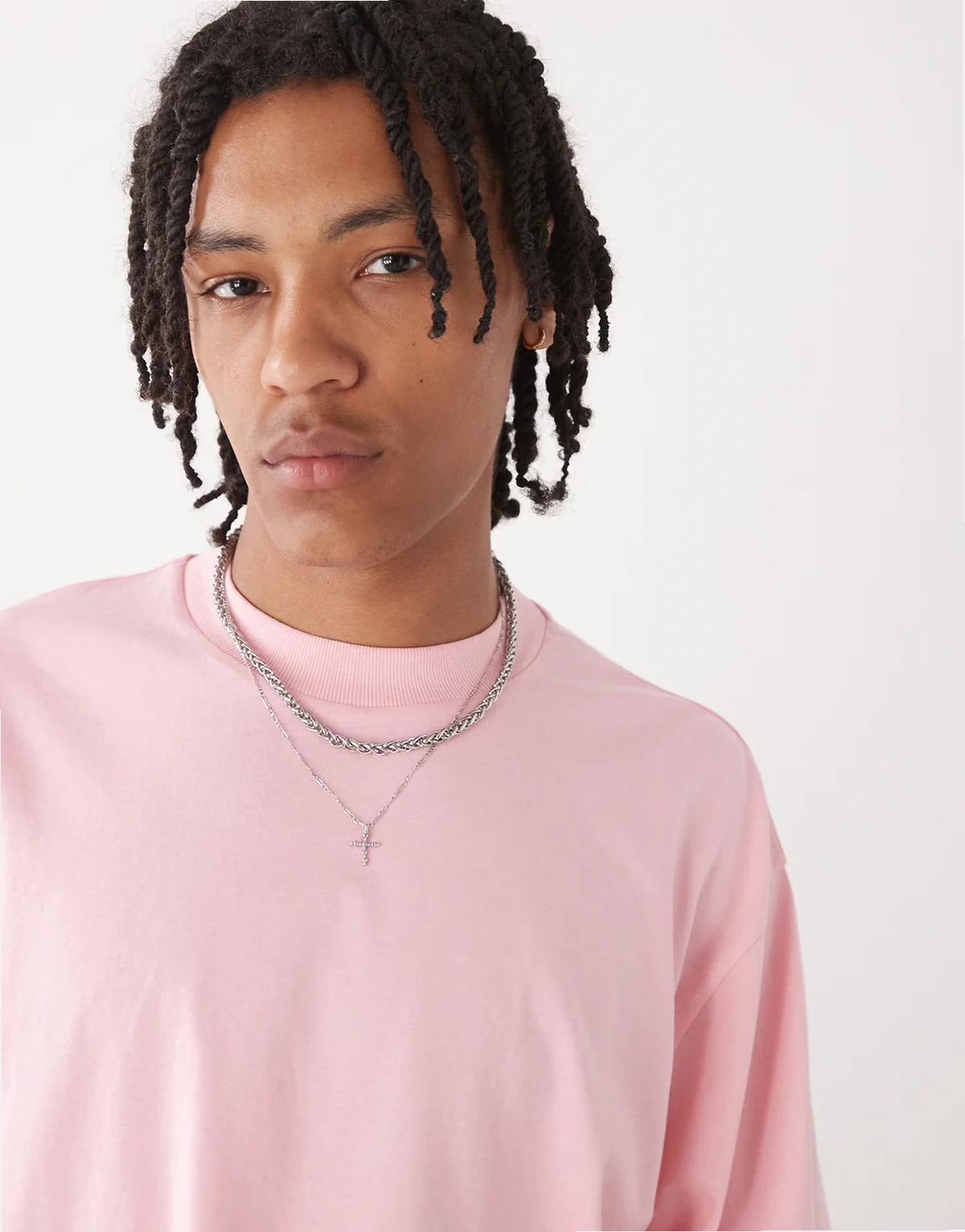 boxy t-shirt in pink