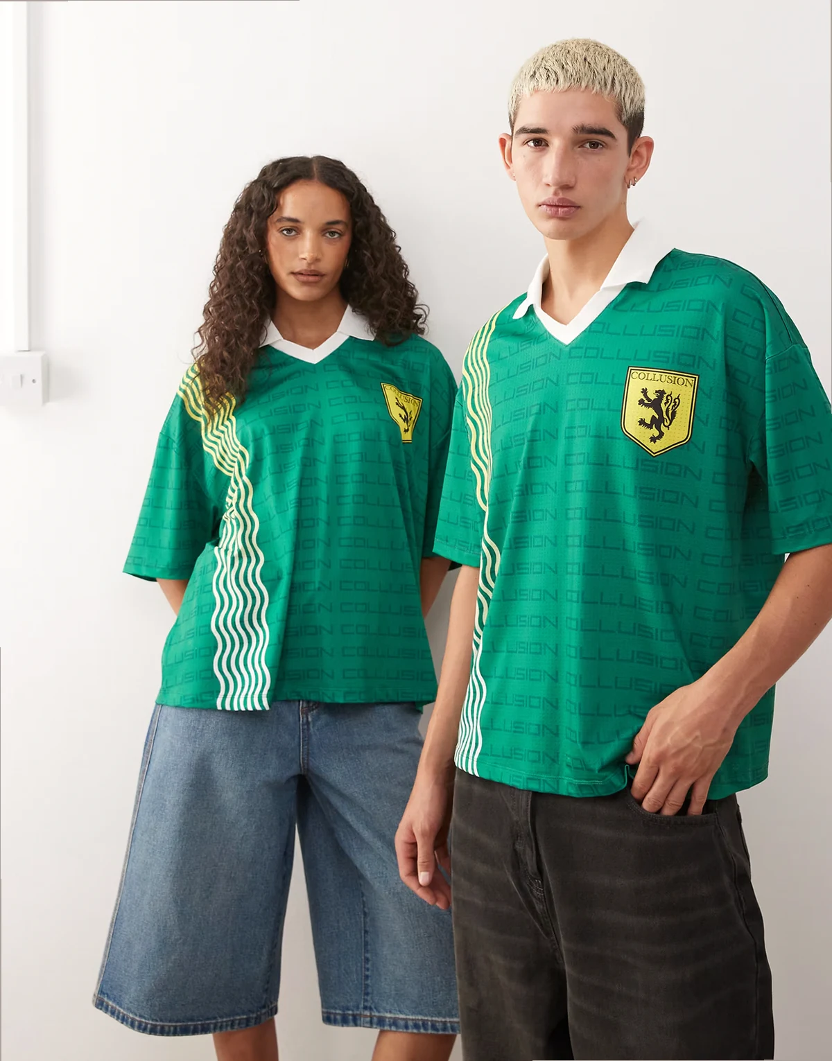 soccer T-shirt in green