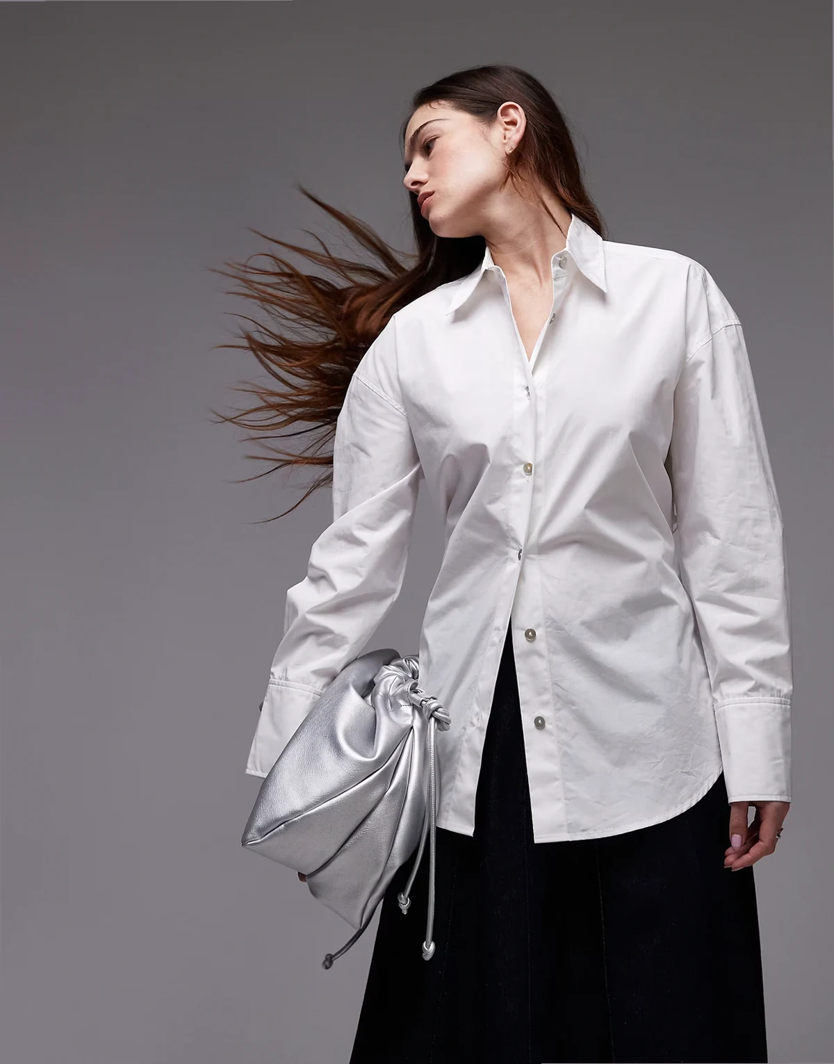 jules tailored shirt in white