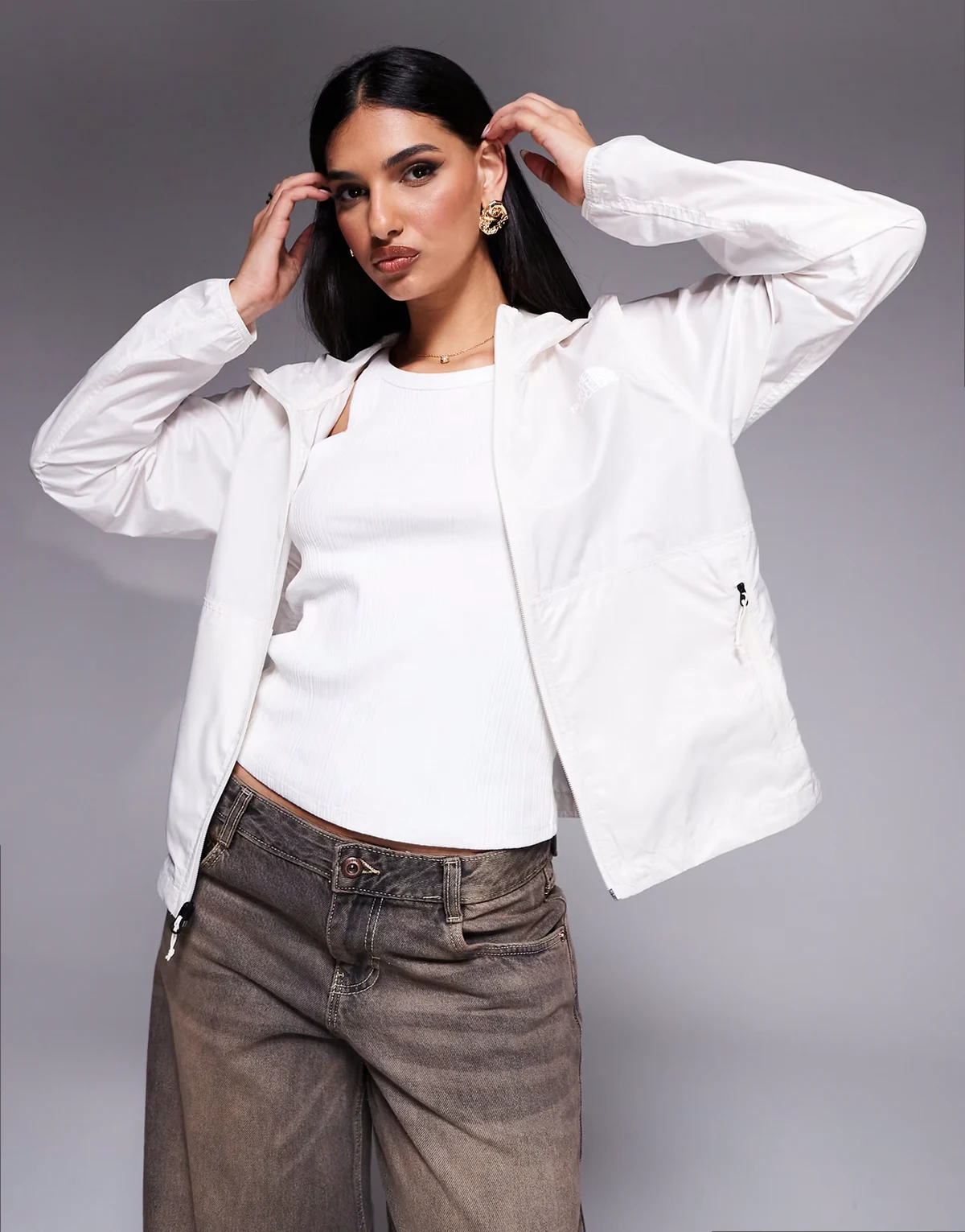 – Cyclone – Windjacke in Wollweiß