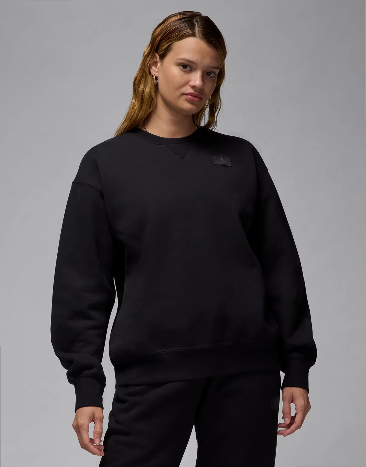flight fleece sweatshirt in black