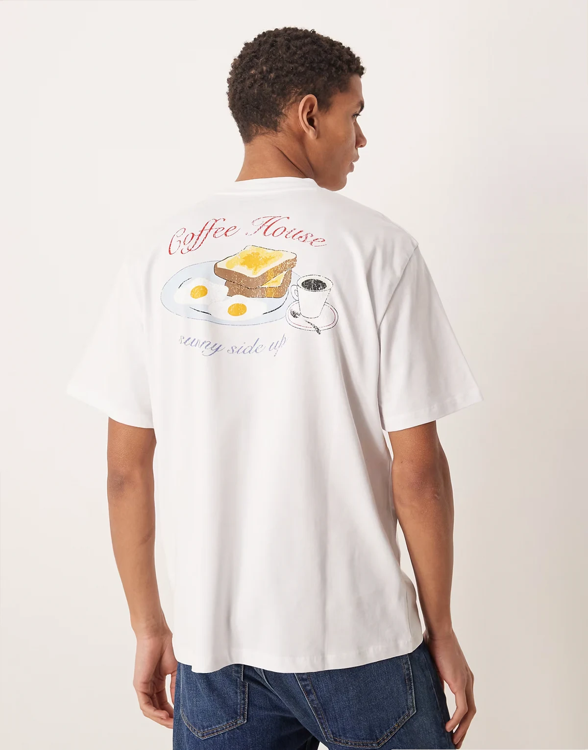 sunny side up tee in milk