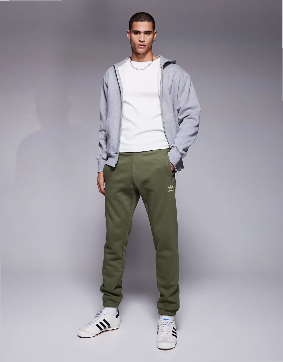 essential track pants in khaki